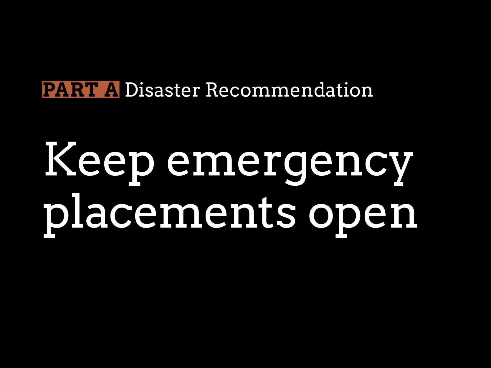 Recommendation 5