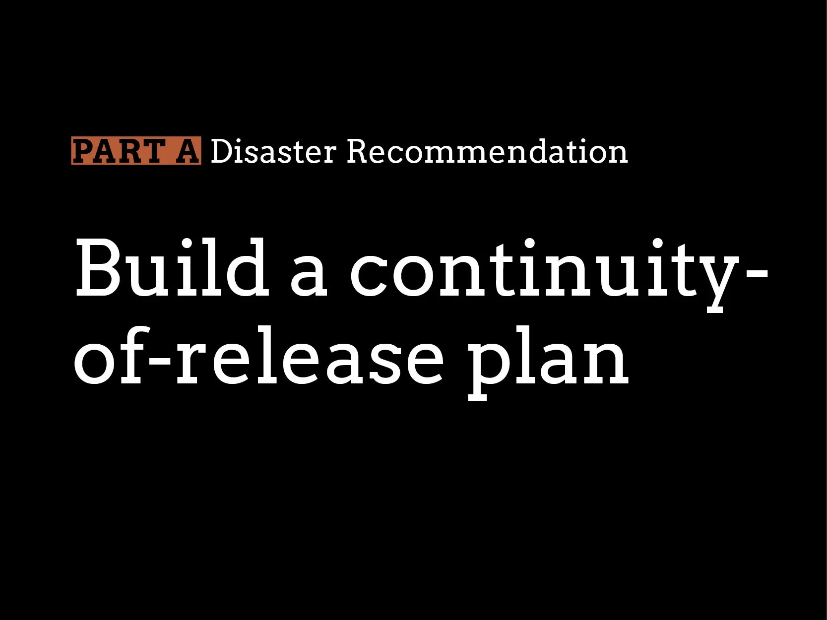 Recommendation 3