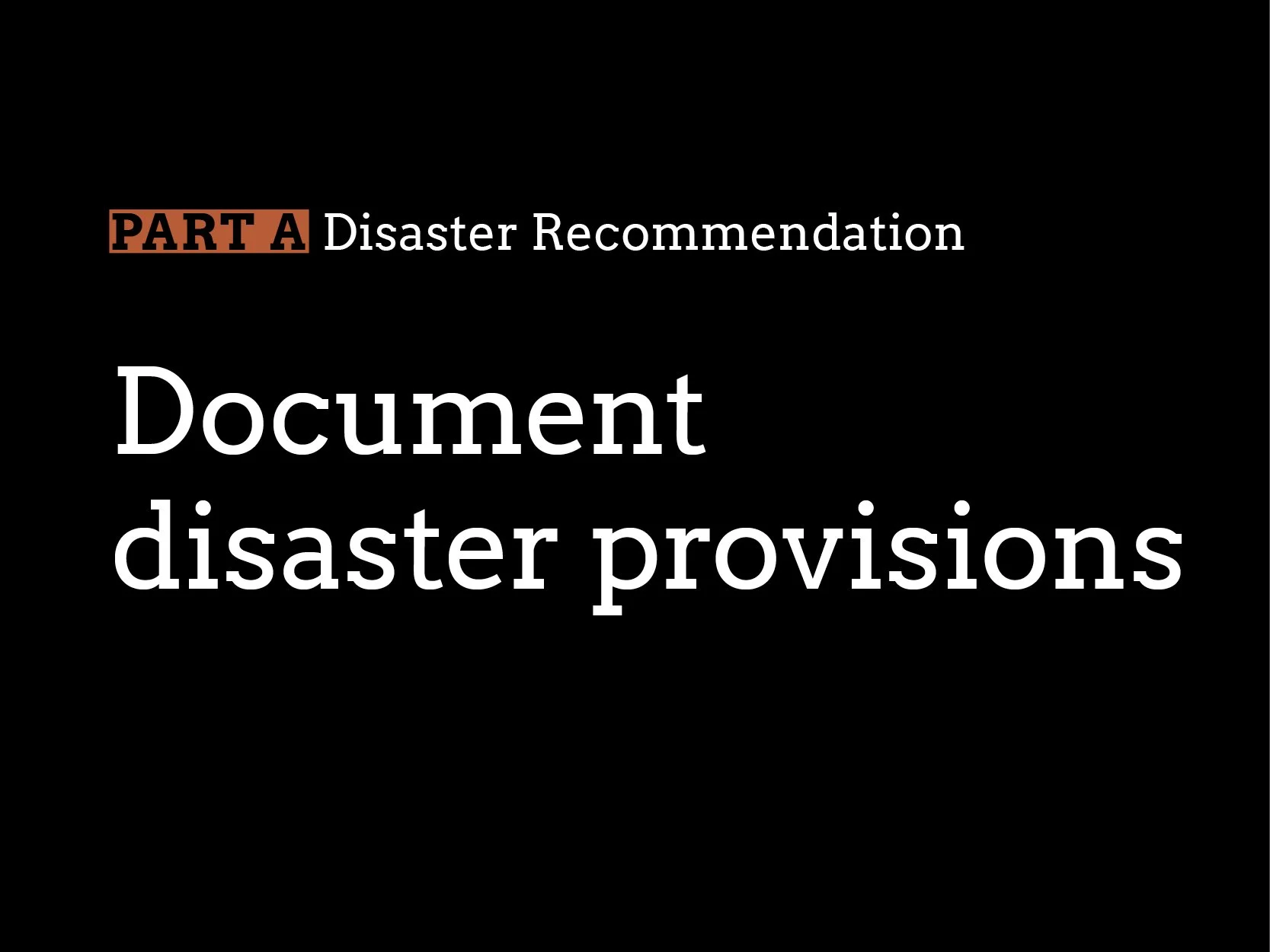 Recommendation 11