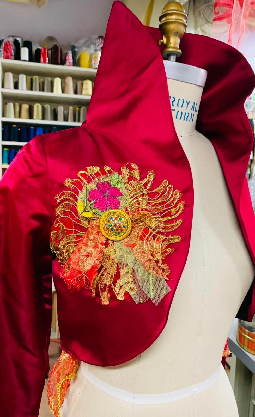 Crazy Red short Jacket