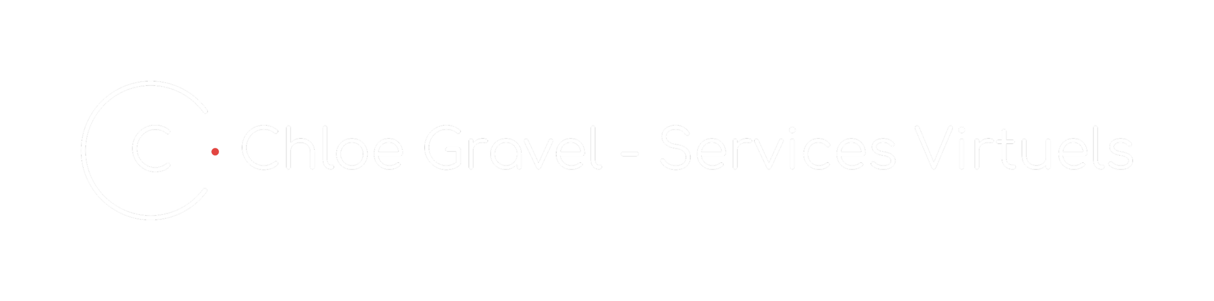 Logo Chloe Gravel - Services Virtuels