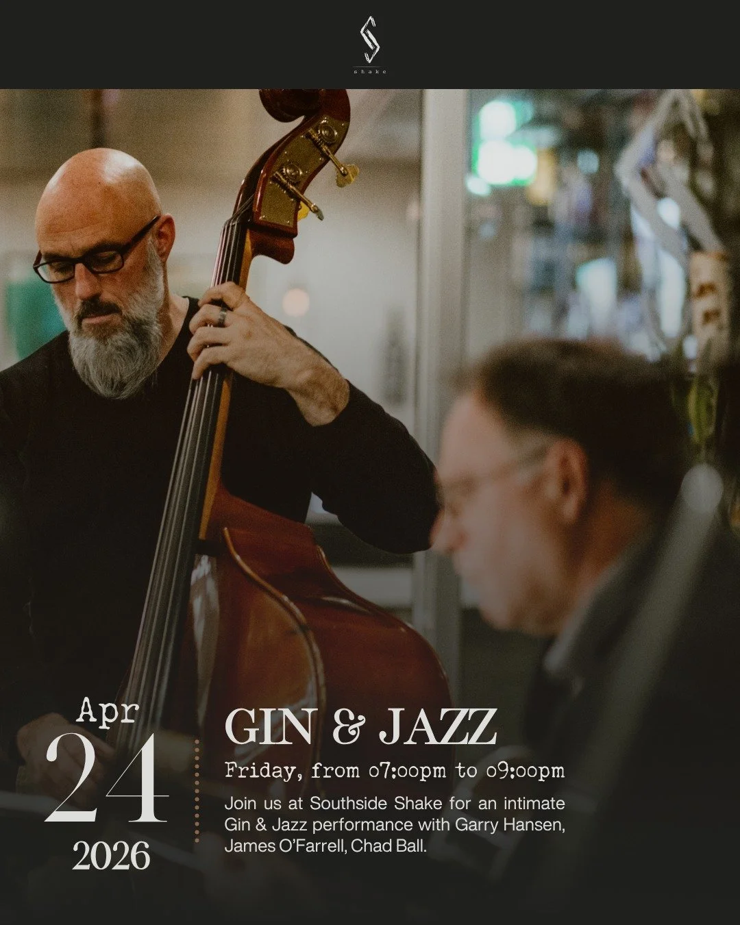 It's Friday, and you know what that means 🎷

Join us tonight for an evening of Gin &amp; Jazz featuring Garry Hansen, James O'Farrell and Chad Ball.

Immerse yourself in the soothing sounds of live jazz, all while enjoying New Brunswick's largest gi