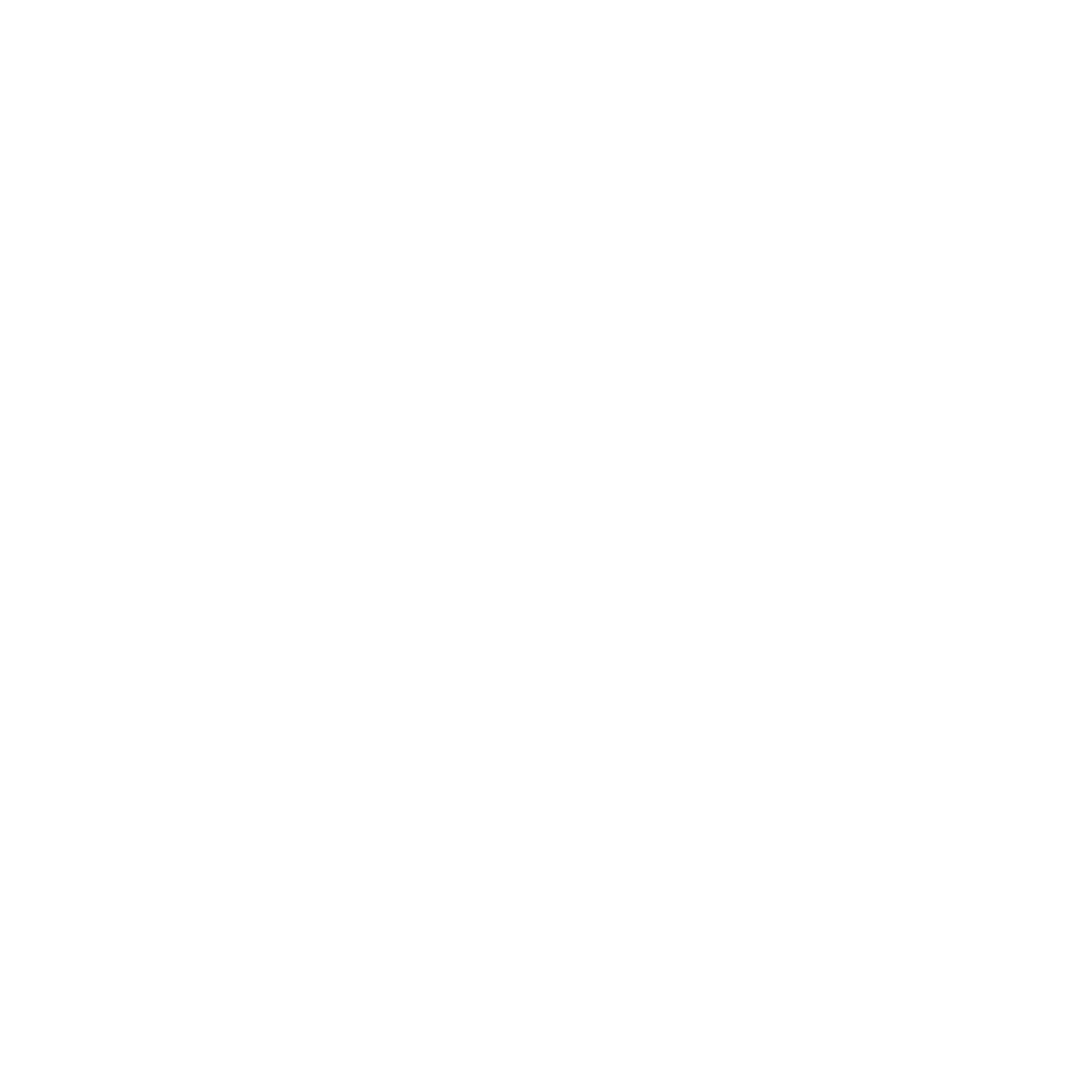 White line drawing of a gin cocktail glass with ice cubes.