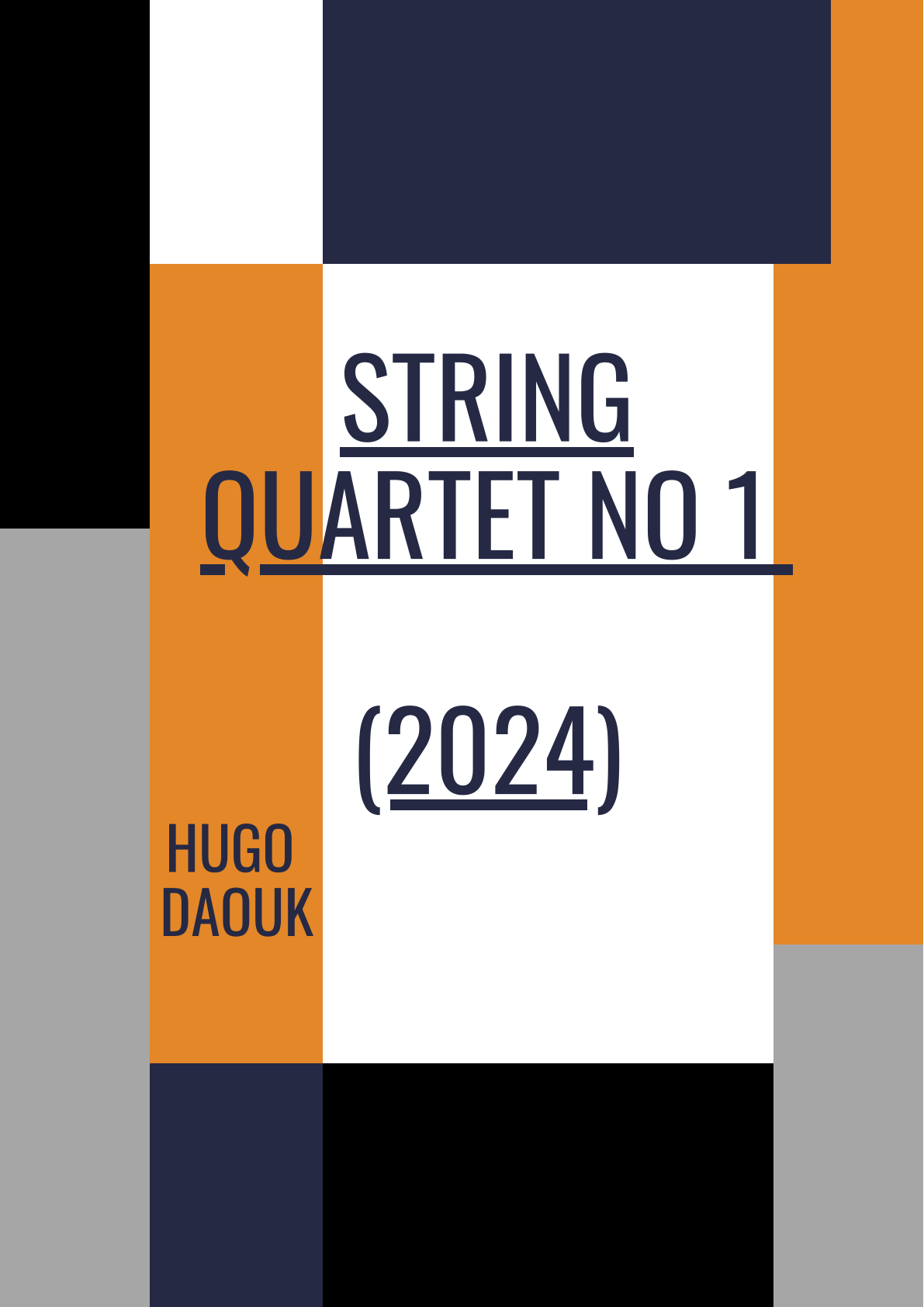 String Quartet No. 1 (2024)