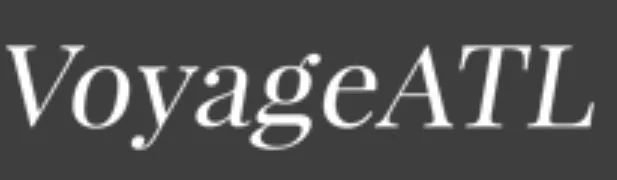 VoyageATL logo with white text on a dark background