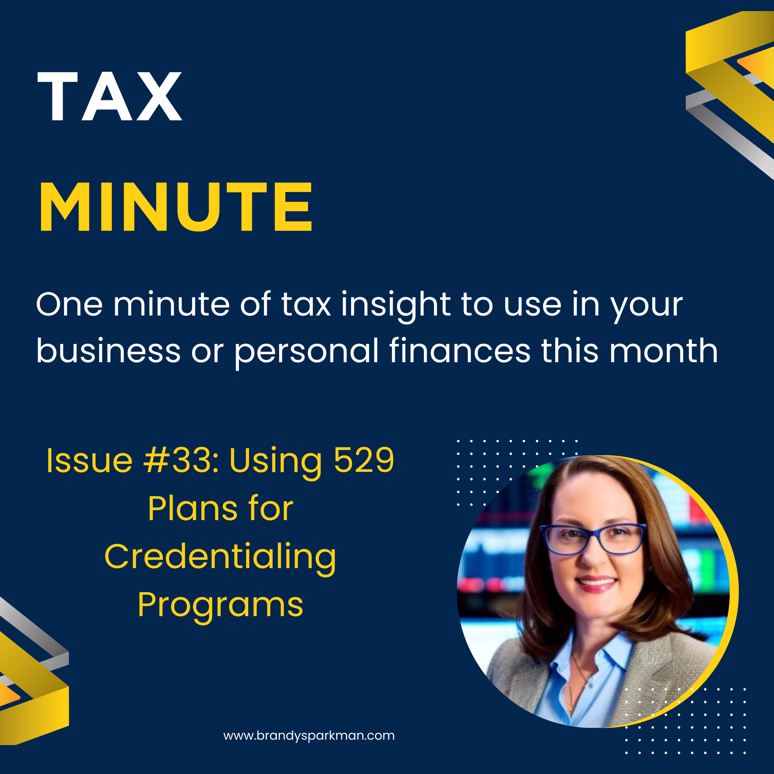 Using 529 Plans for Credentialing Programs