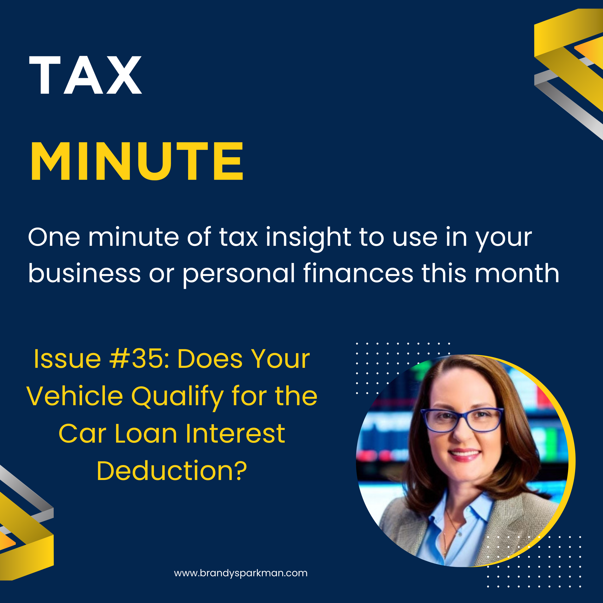 Does Your Vehicle Qualify for the Car Loan Interest Deduction?