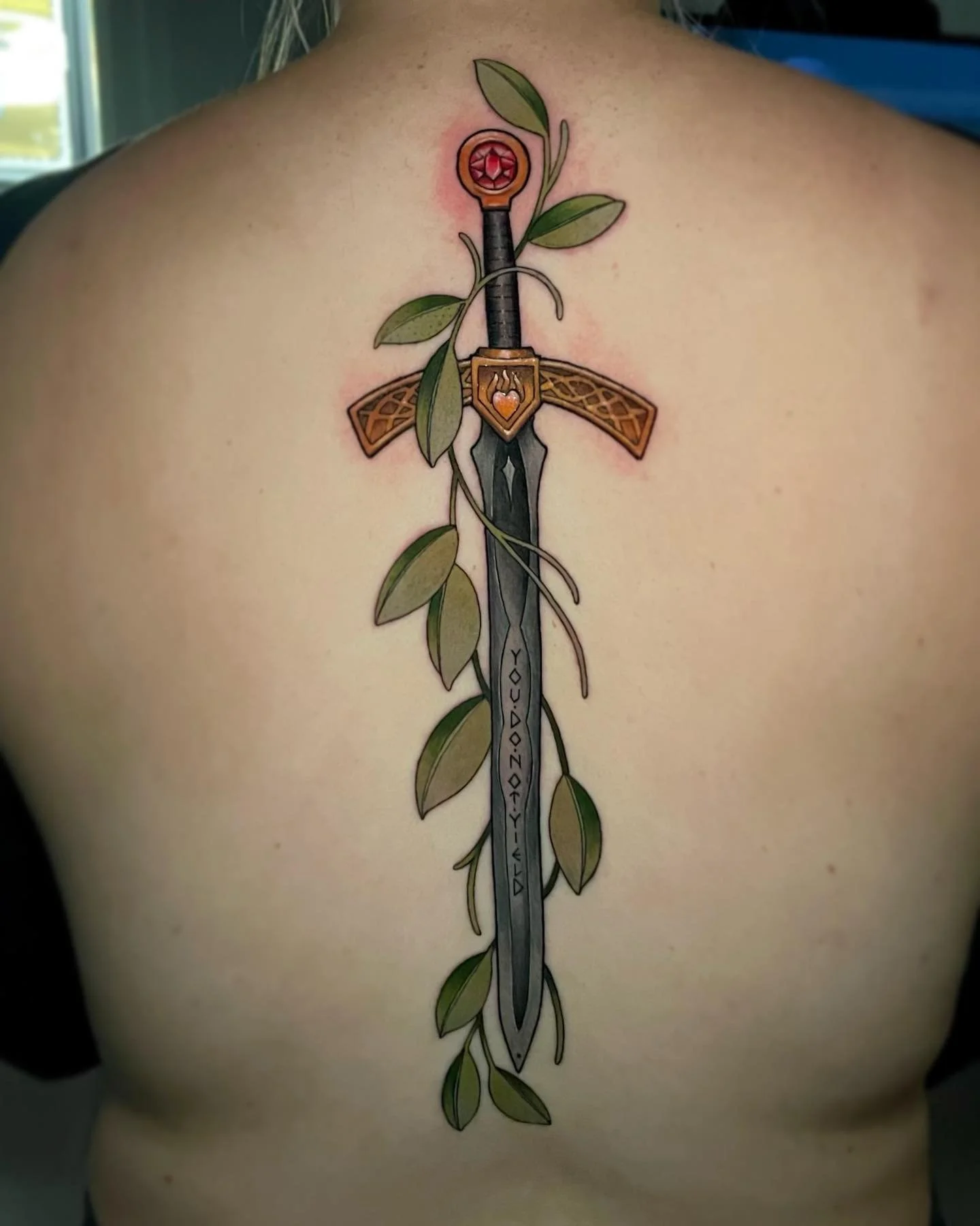 Another TOG themed piece 🗡️🔥
.
.
.
#neotraditional #neotrad #njtattooartist #colortattoo #throneofglass #booklover