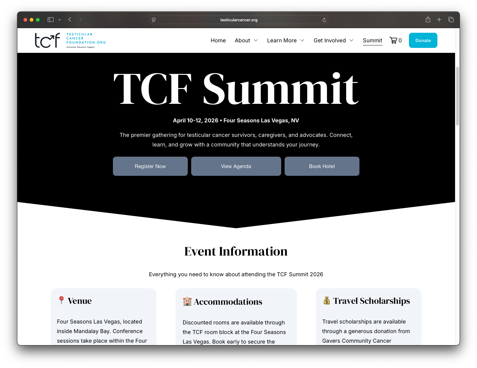 TCF Summit 2026: Call for Speakers for the Leading Testicular Cancer Conference