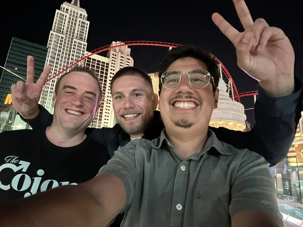 Cojone Club members together in Las Vegas