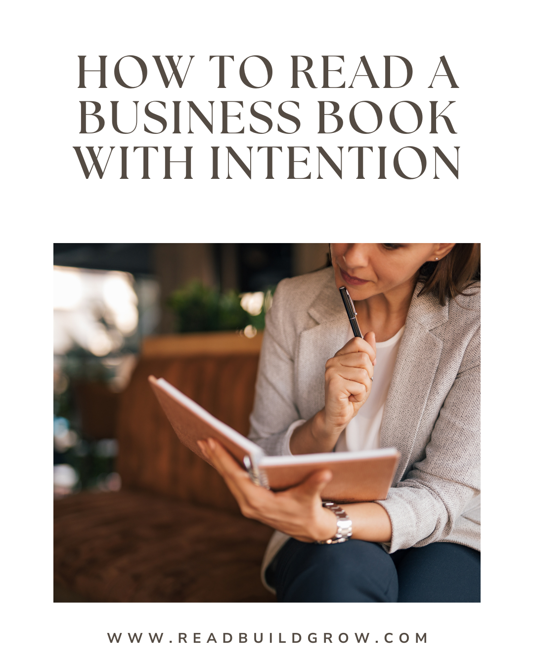 How to Read a Business Book With Intention