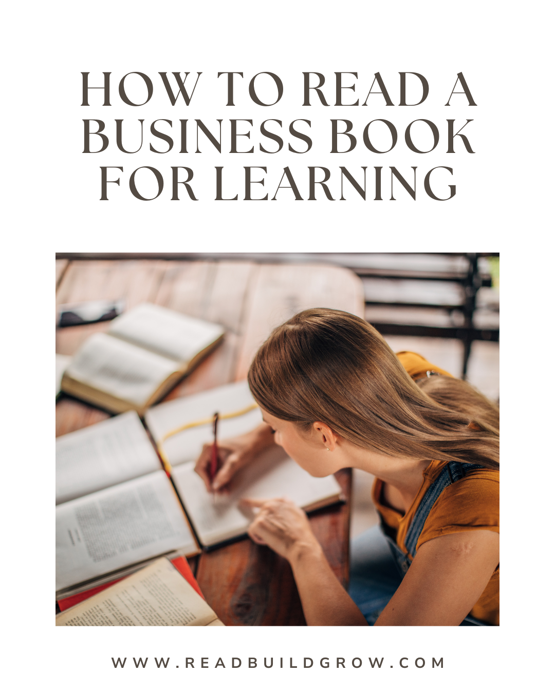 How to Read a Business Book for Learning