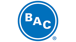 Blue circular logo with white letters B, A, C inside