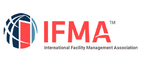 Logo of the International Facility Management Association (IFMA), with a globe and the text 'IFMA' in red.