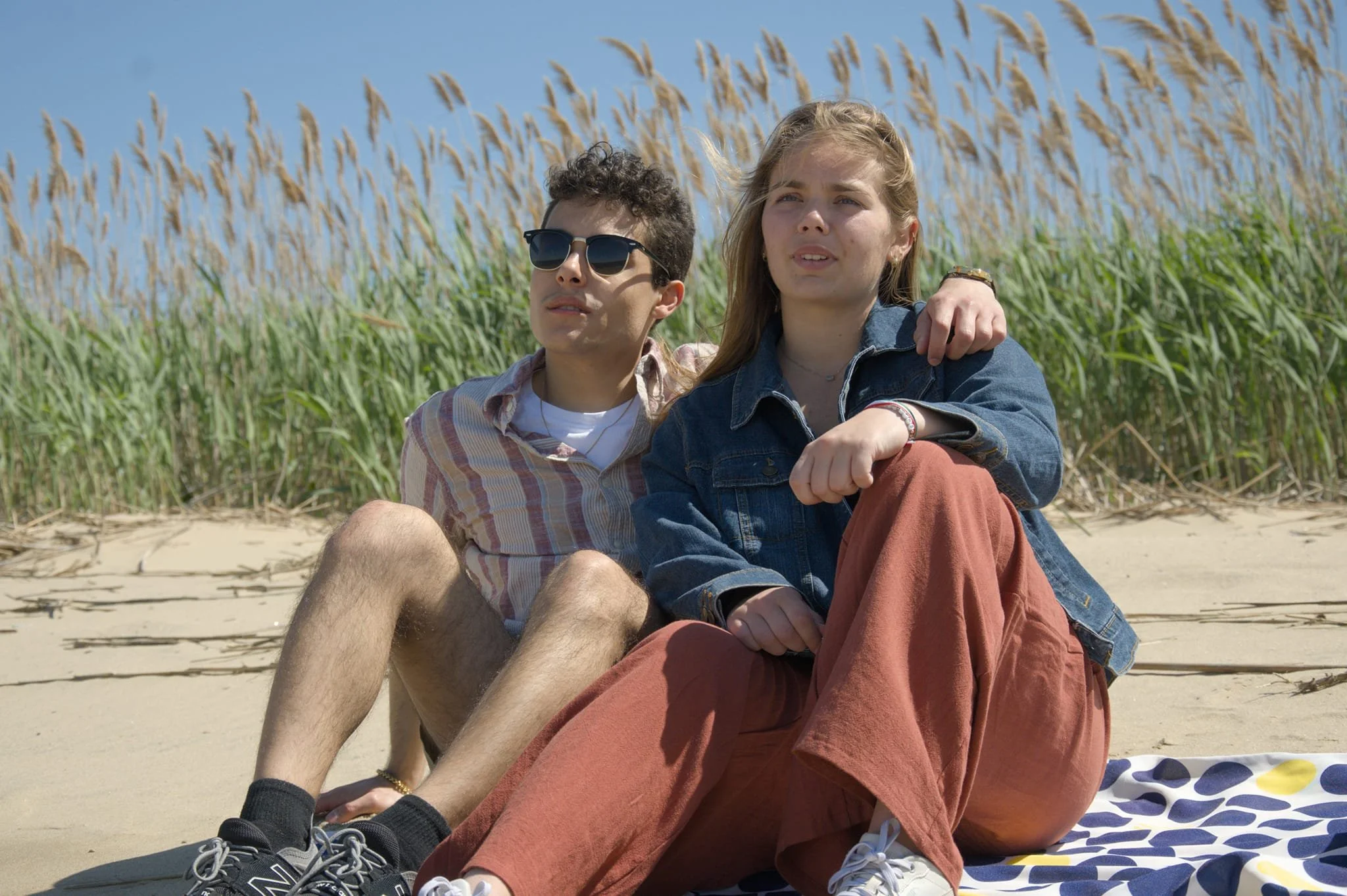 Christopher Rasquin and Tetje Williamson on location filming Hours, Days, Months, and Years. (Spring 2025) Photo by Noah Brecht 