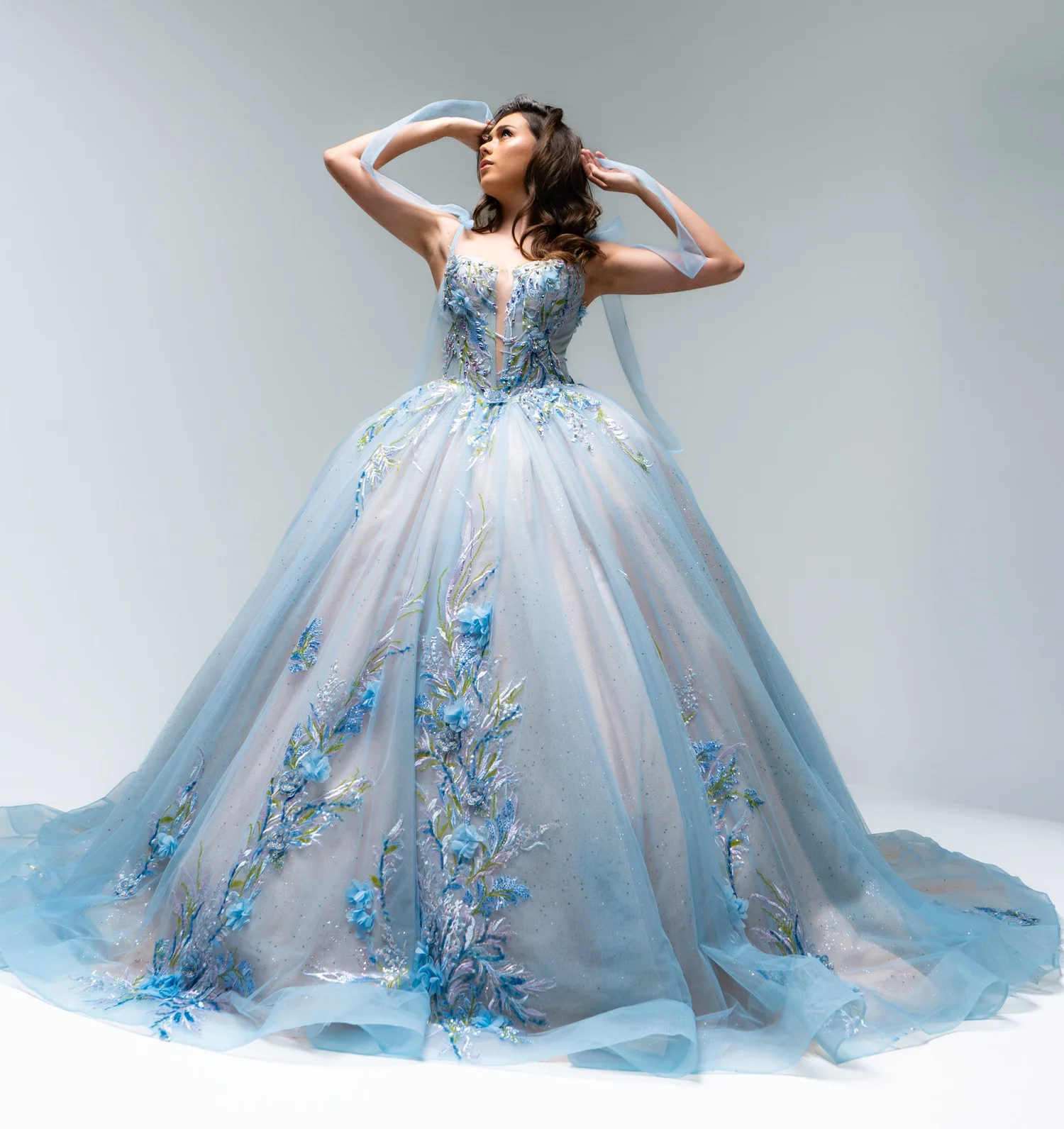 Vestido de XV años Amarone de la Colección Quinze 2027