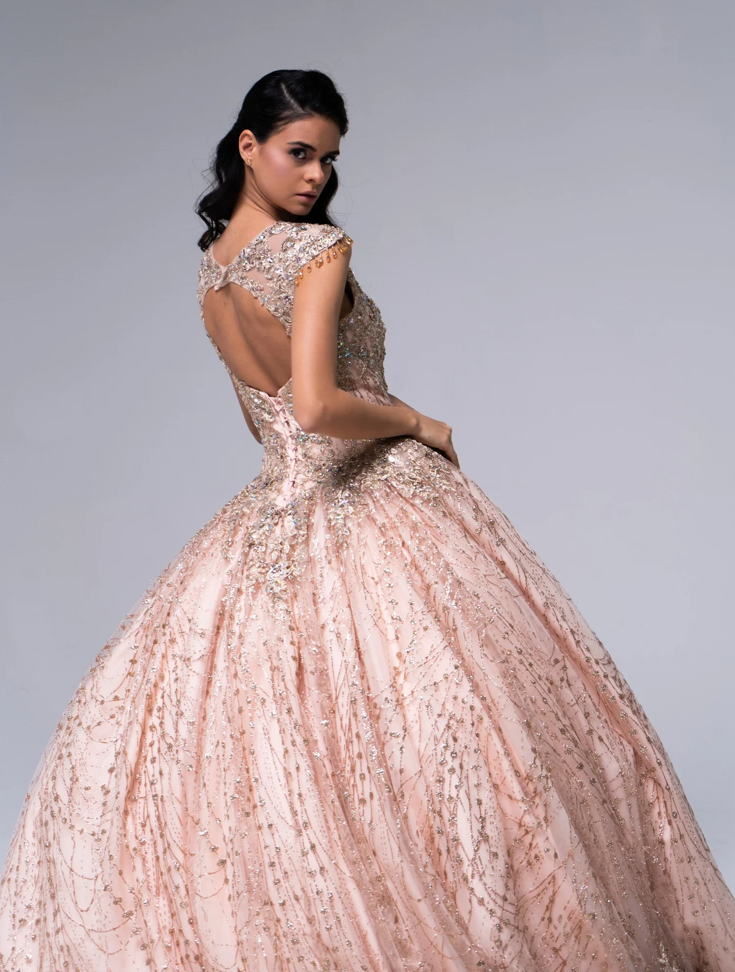 Vestido de XV años Margaux de la Colección Quinze 2027