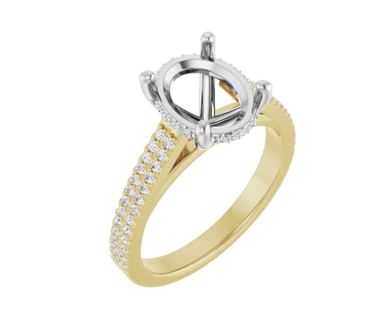 Oval Diamond Engagement Ring