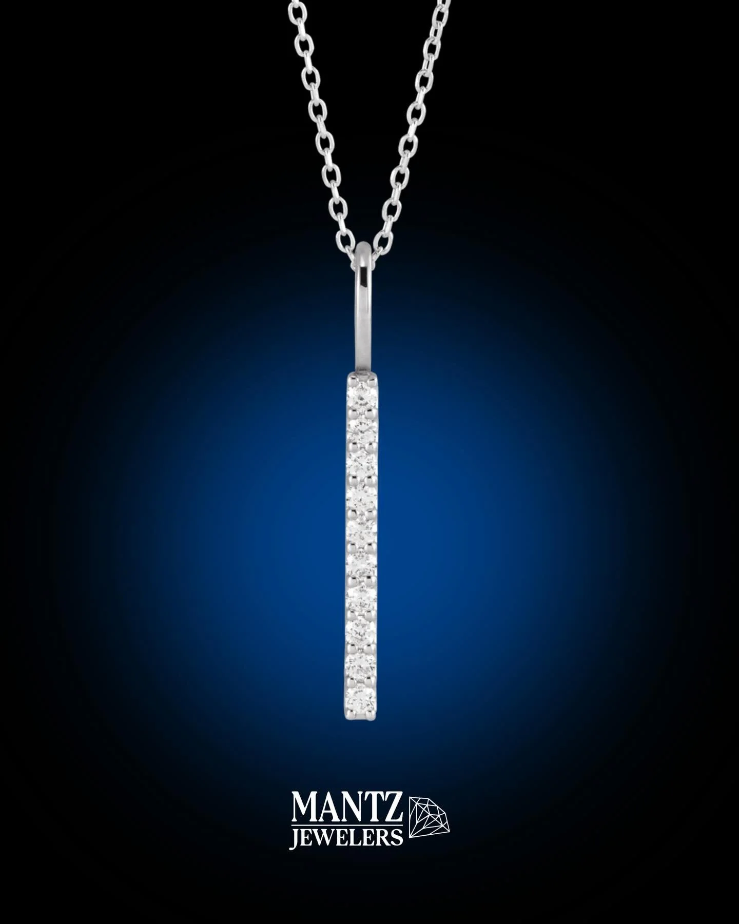 Simple. Sparkling. Stunning. ✨
14K white gold diamond bar necklace
#MantzJewelers#stullerjewelry#newjerseyjeweler#diamonds#jewelry