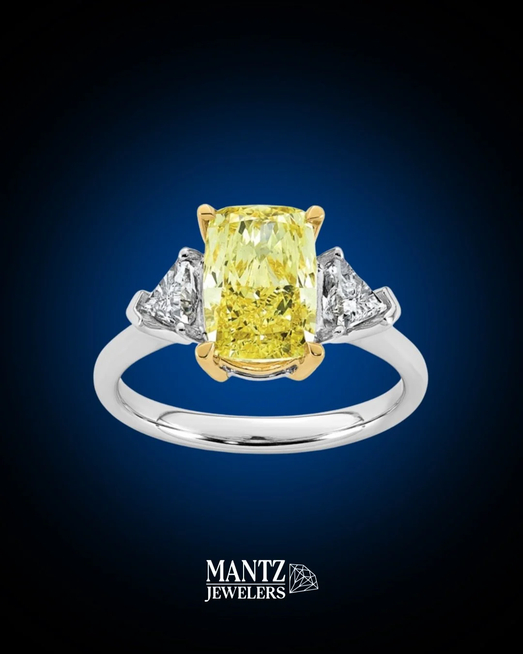 Designed to stand out 💛
Yellow lab-grown diamond rings. 💎 
#westmilford#jewelry#yellowdiamond#engagement