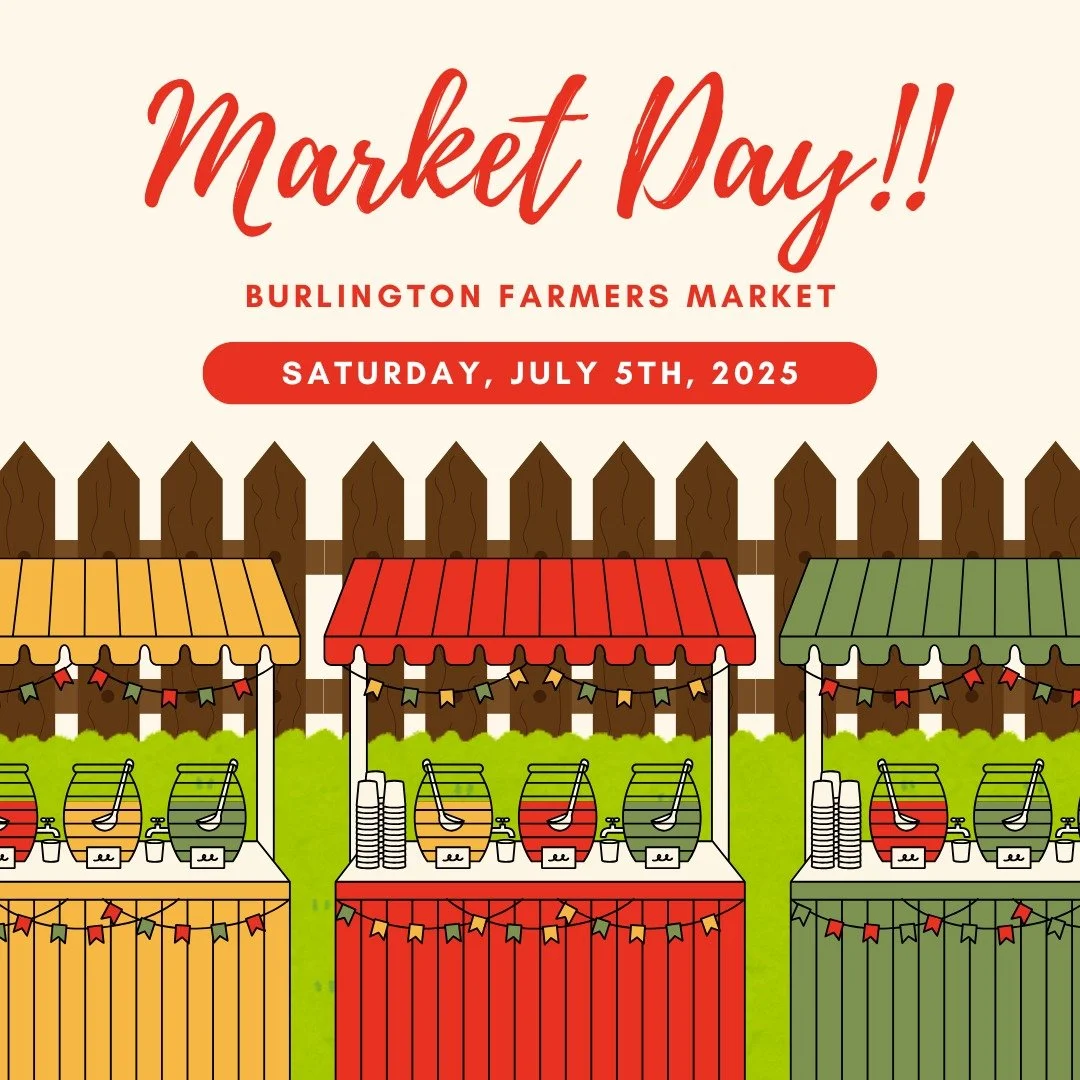 Happy 4th of July! We hope you have a wonderful day today 🎉

We're super excited to be debuting at the @bfmvermont tomorrow, July 5th, 9am to 2pm.

We'll be at the @bfmvermont on 7/5, 8/2, 9/6 and 10/4 📝

We can't wait to meet lots of new faces!😊