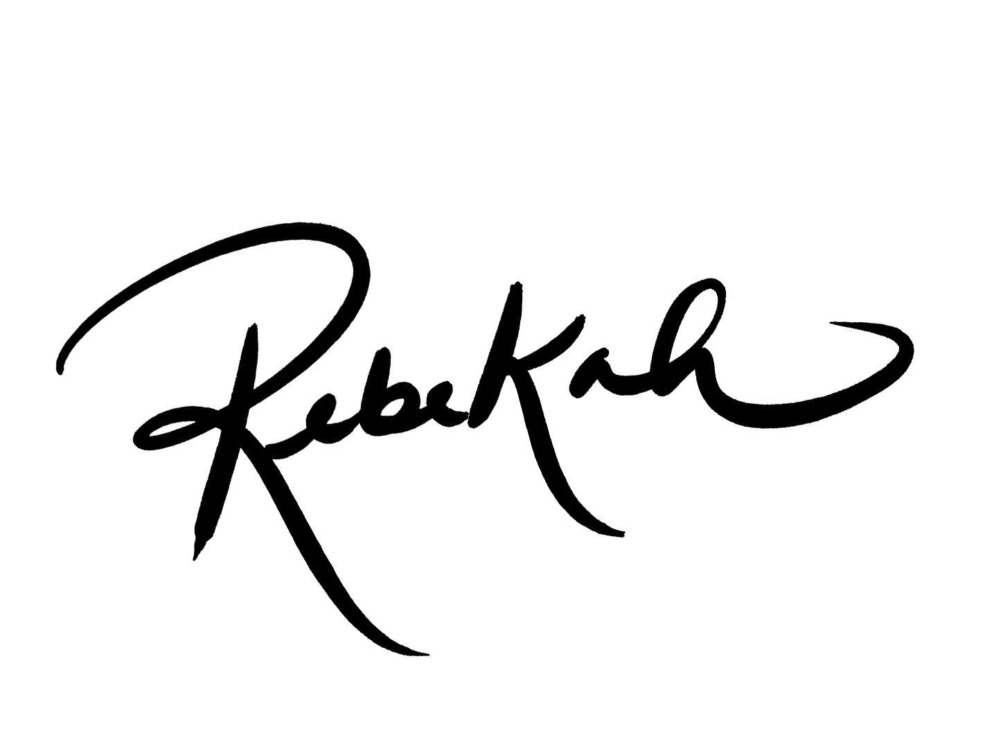 Lea Kahl signature in cursive white script on black background.