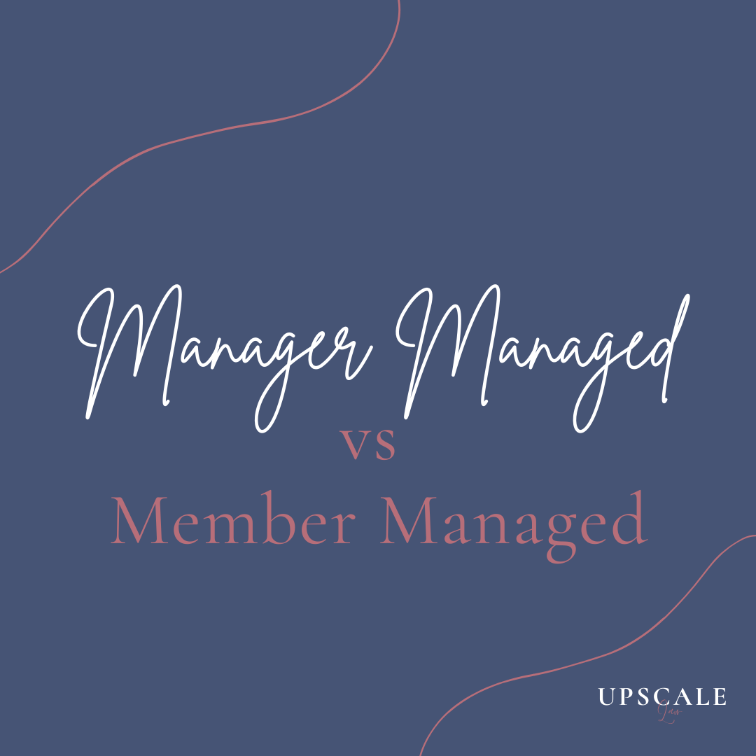 Manager Managed vs Member Managed