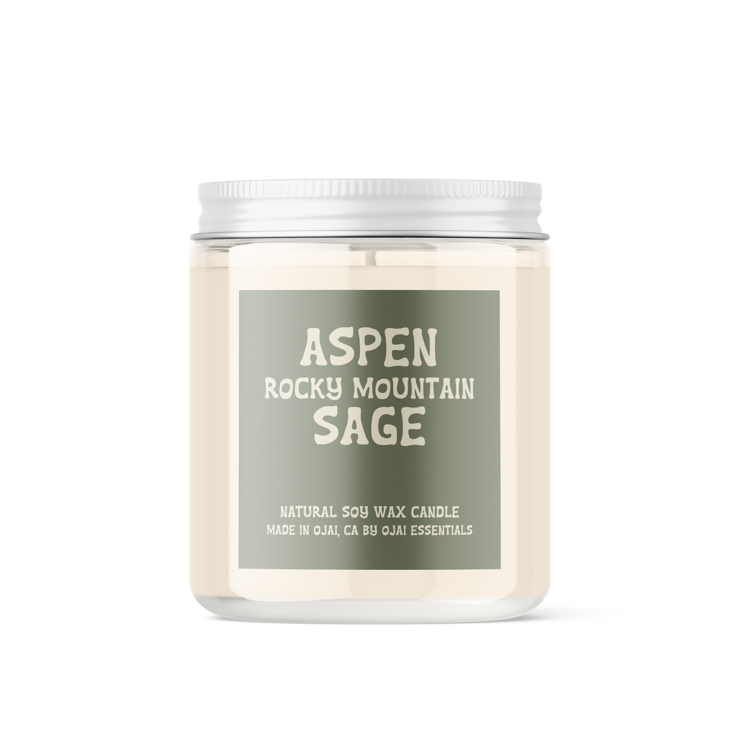 Aspen Rocky Mountain Sage Soy Candle
