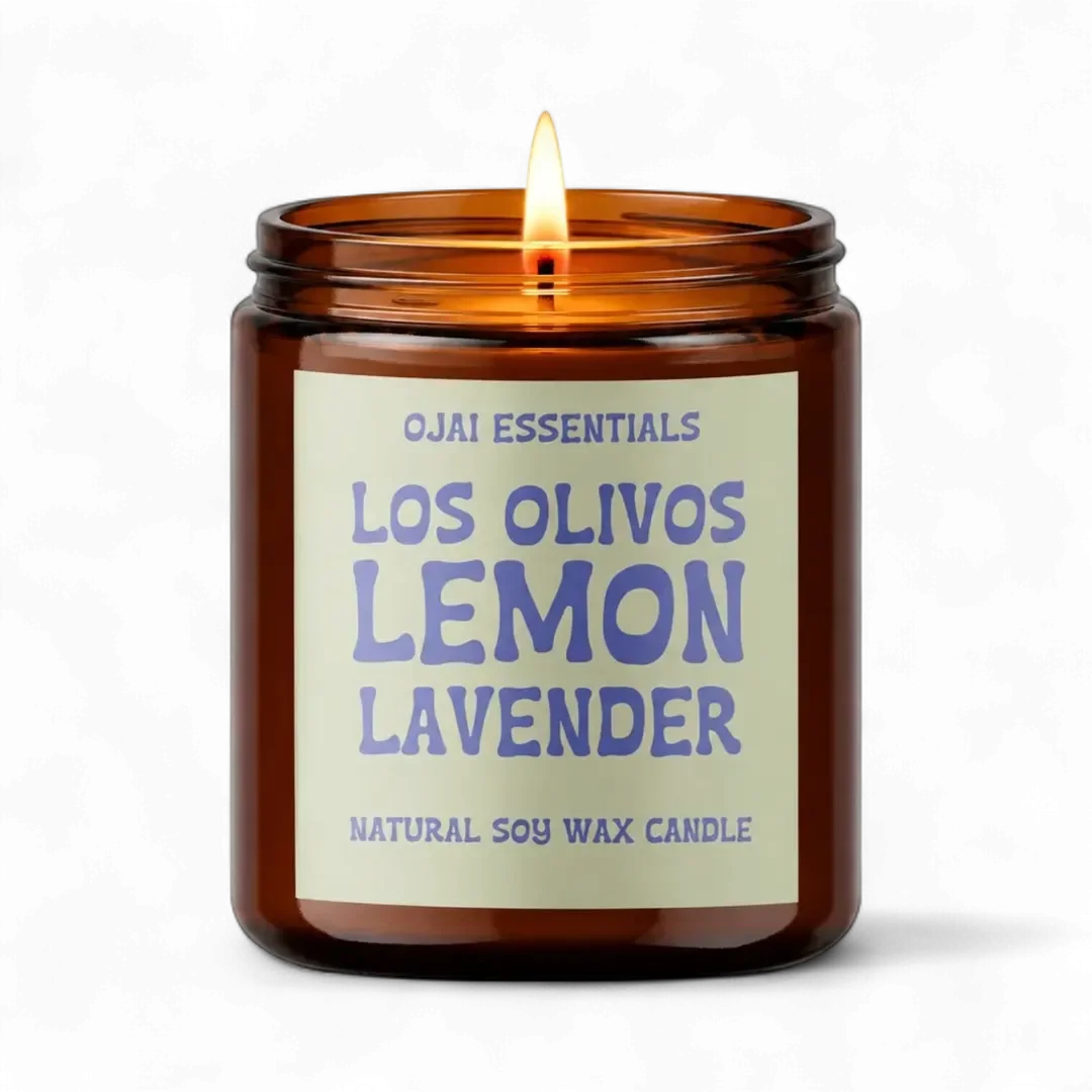 Los Olivos Lemon Lavender Candle