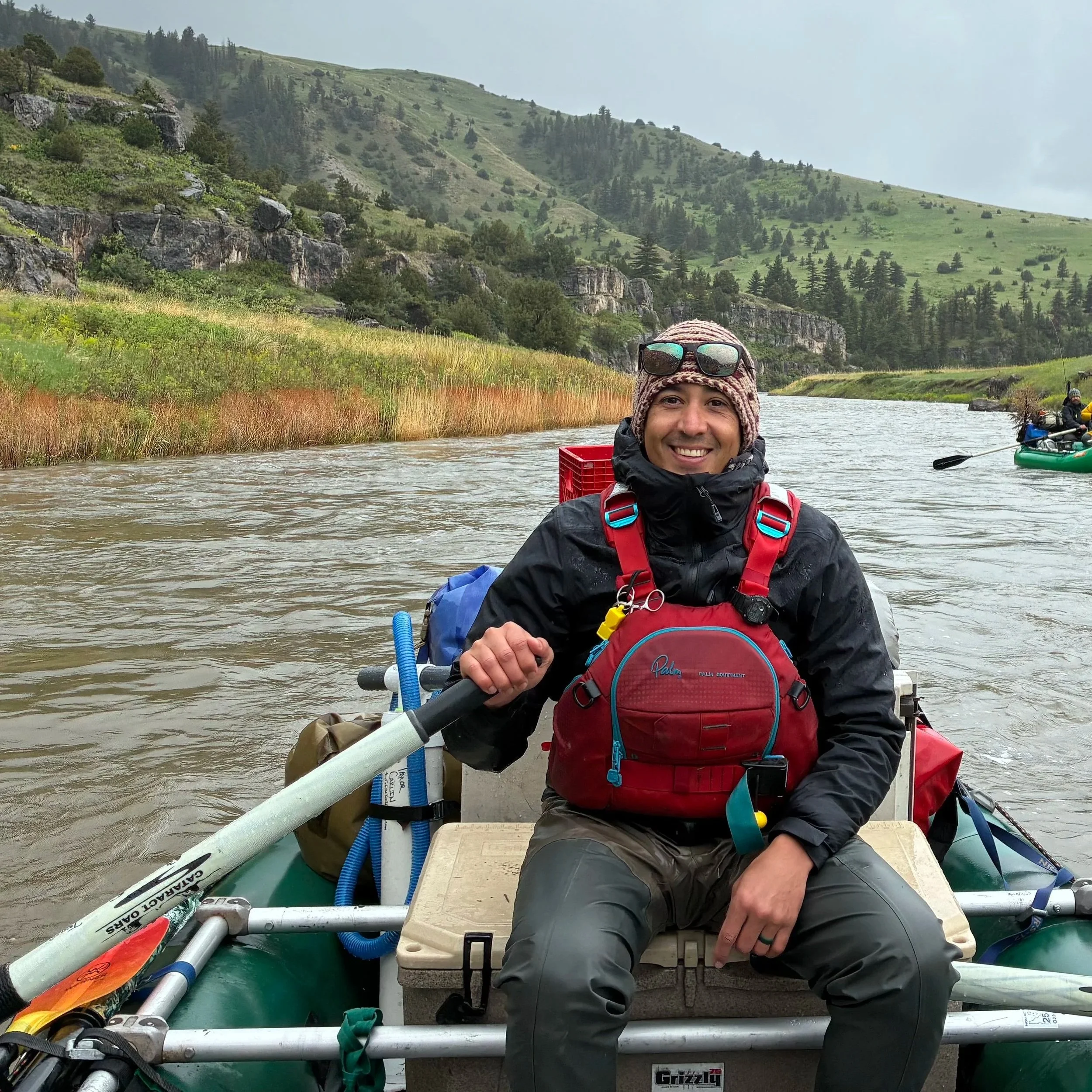 Multiday rafting on a Montana river