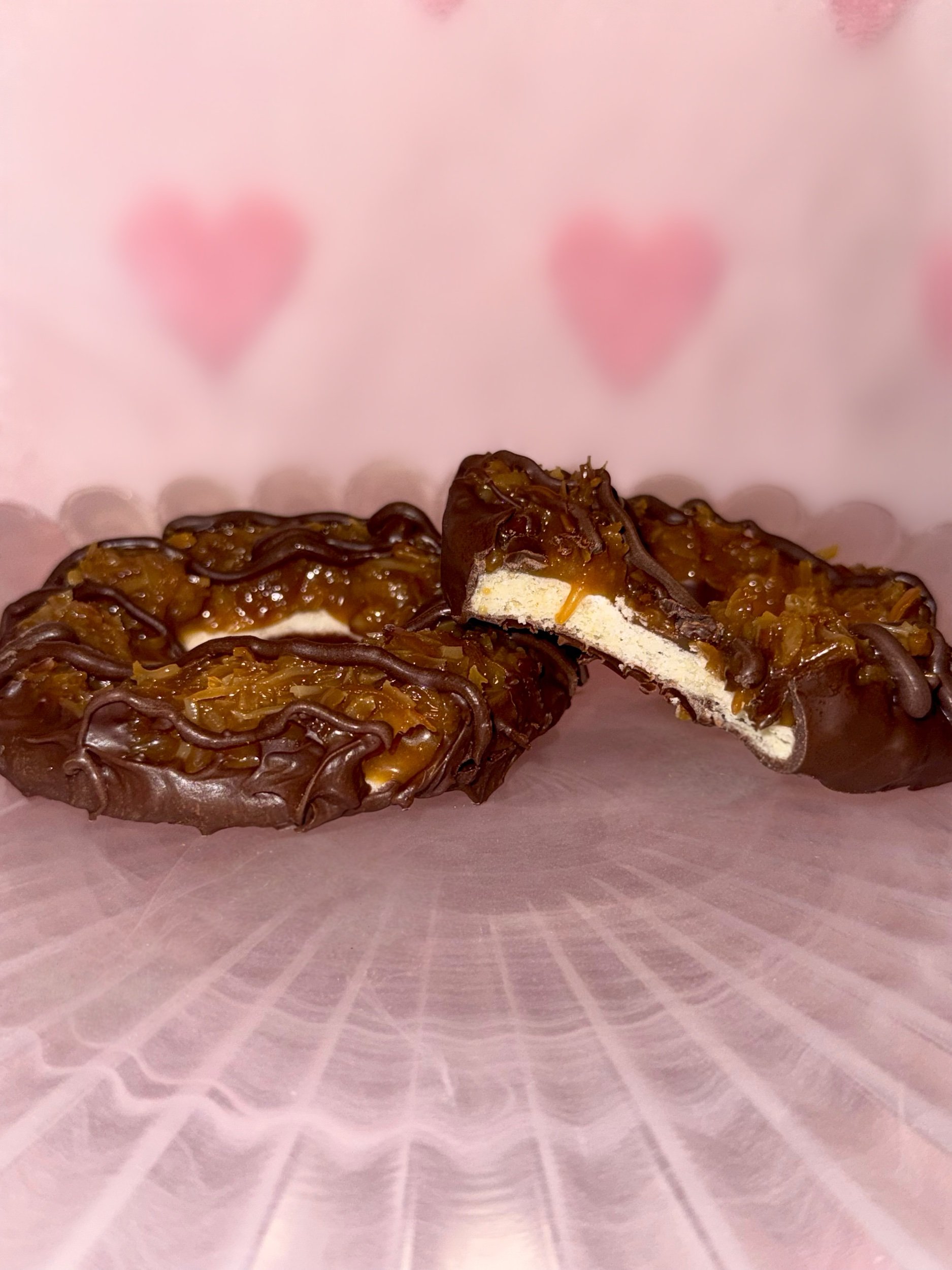 Caramel Coconut Cookies