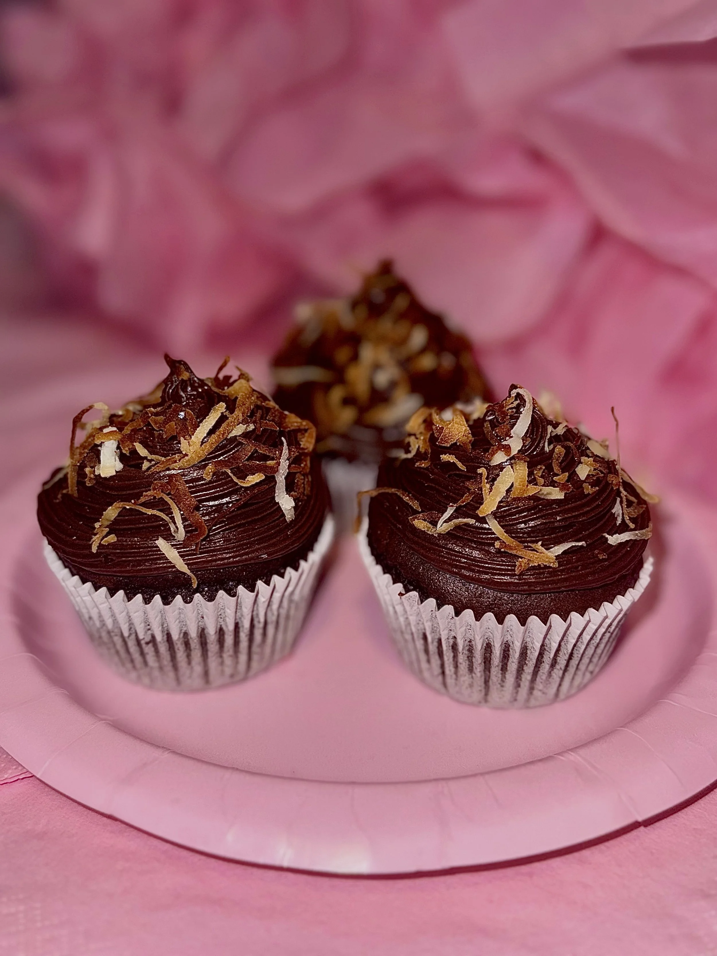 Chocolate Coconut Cupcakes