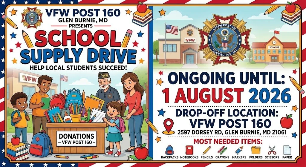 VFW Post 160 - School Supply Drive