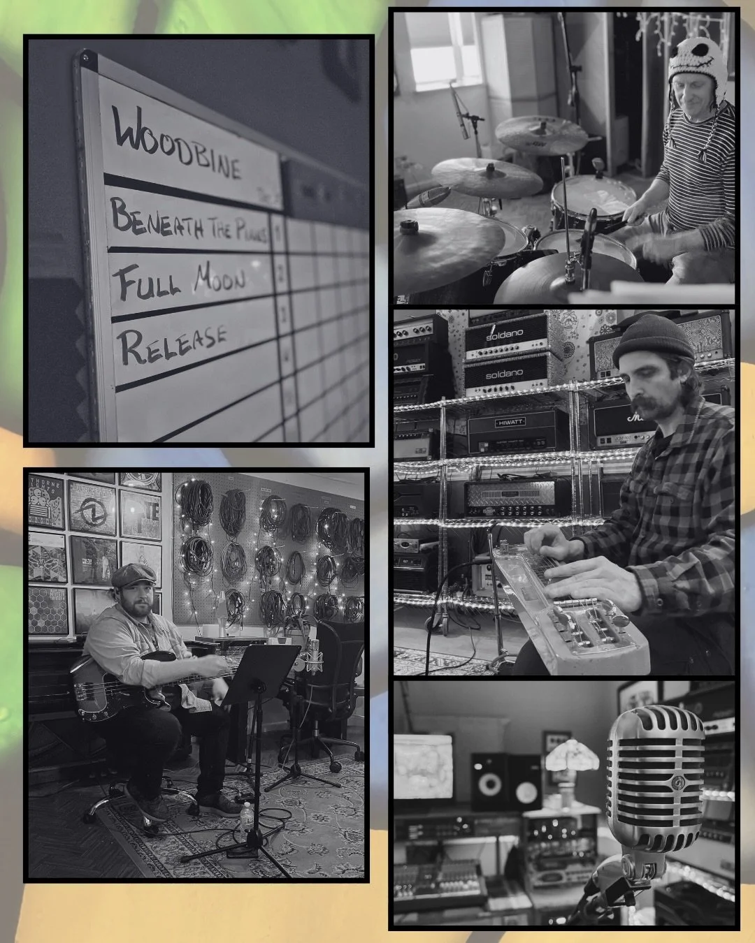 We spent last weekend recording some new songs! Feeling grateful, and really excited to share them with you!✨