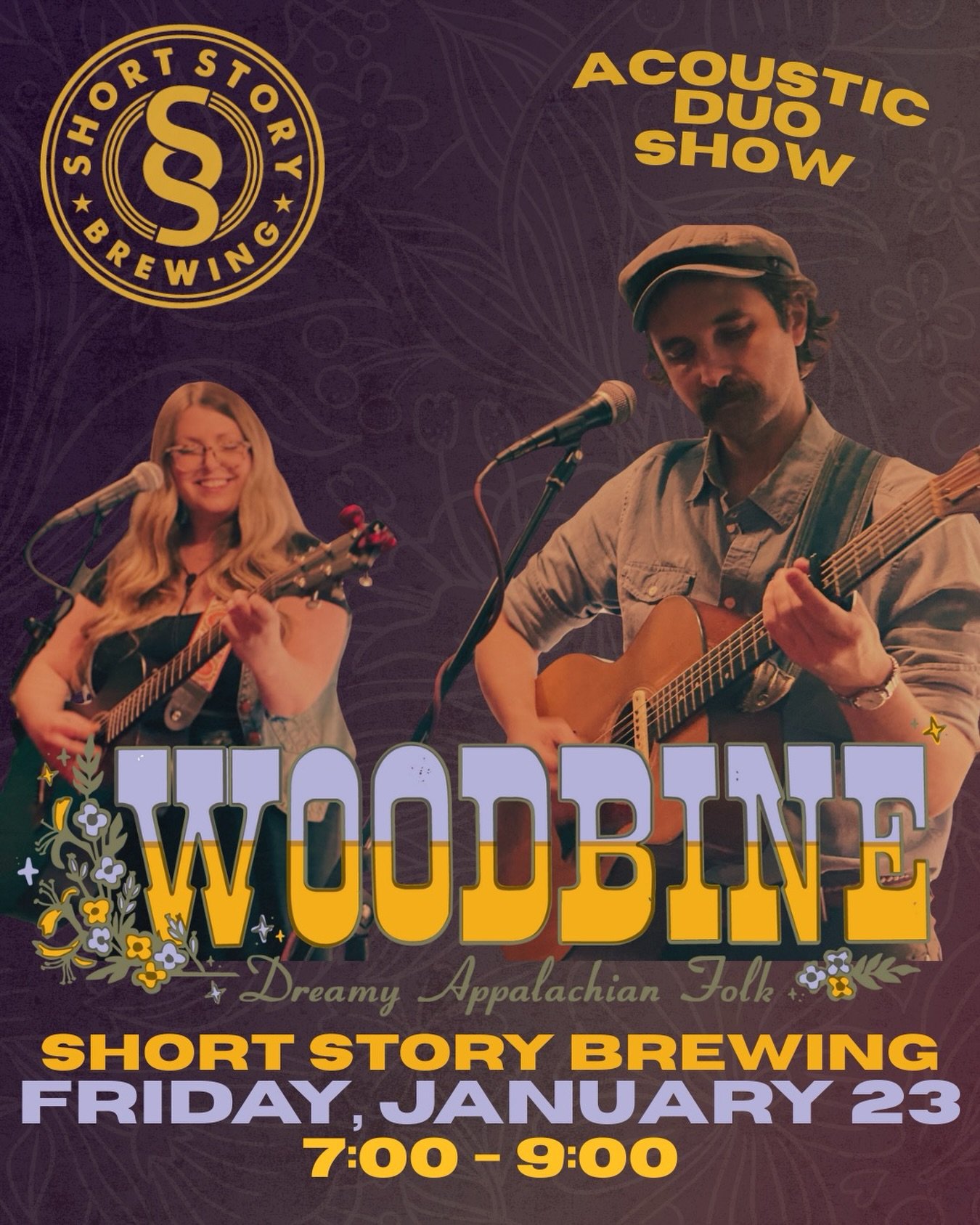 Acoustic duo set this Friday at @shortstorycharleston ✨ Come hang out, listen to some tunes, sing along, and have a good time with your buds!