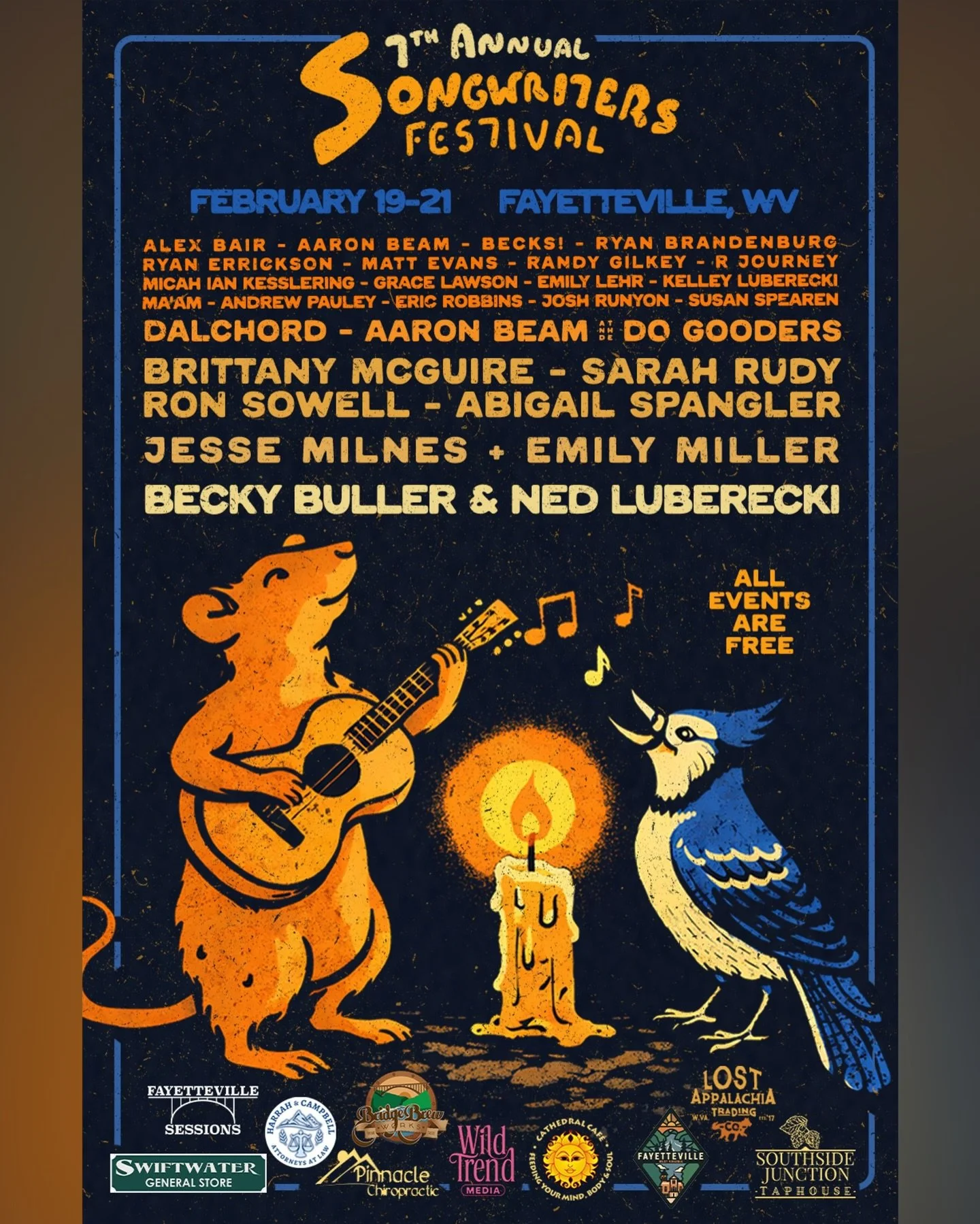 @britlmcg will be swapping songs and stories alongside some amazing songwriters at @lovehopearts during the Fayetteville Songwriters Festival! (2/20 at 7PM).
If you&rsquo;re anywhere near Fayetteville, come out! There&rsquo;s so much great music happ