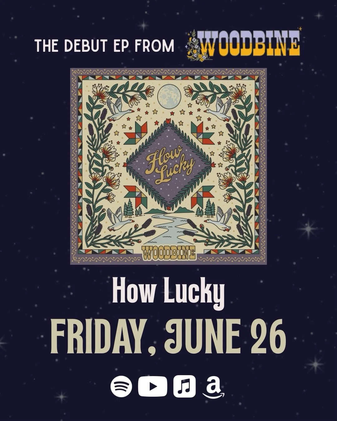BIG ANNOUNCEMENT 📣 Our debut EP is coming out a month from today! We have poured so much love and soul into these songs. Truly can&rsquo;t wait to share them with you. Scroll for details about the Listening Party! Endless gratitude to everyone who h