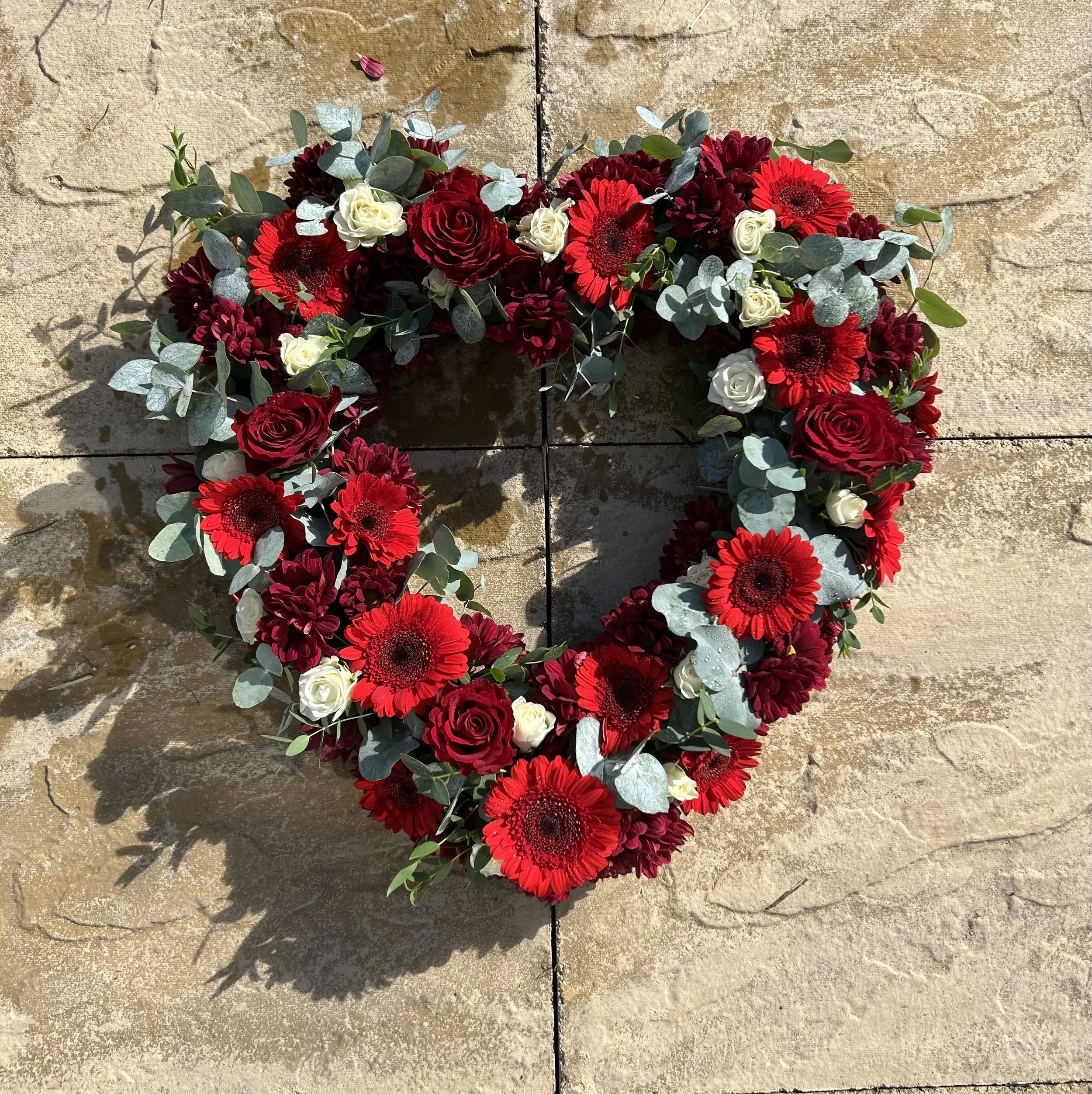 Funeral Flowers ~ Heart