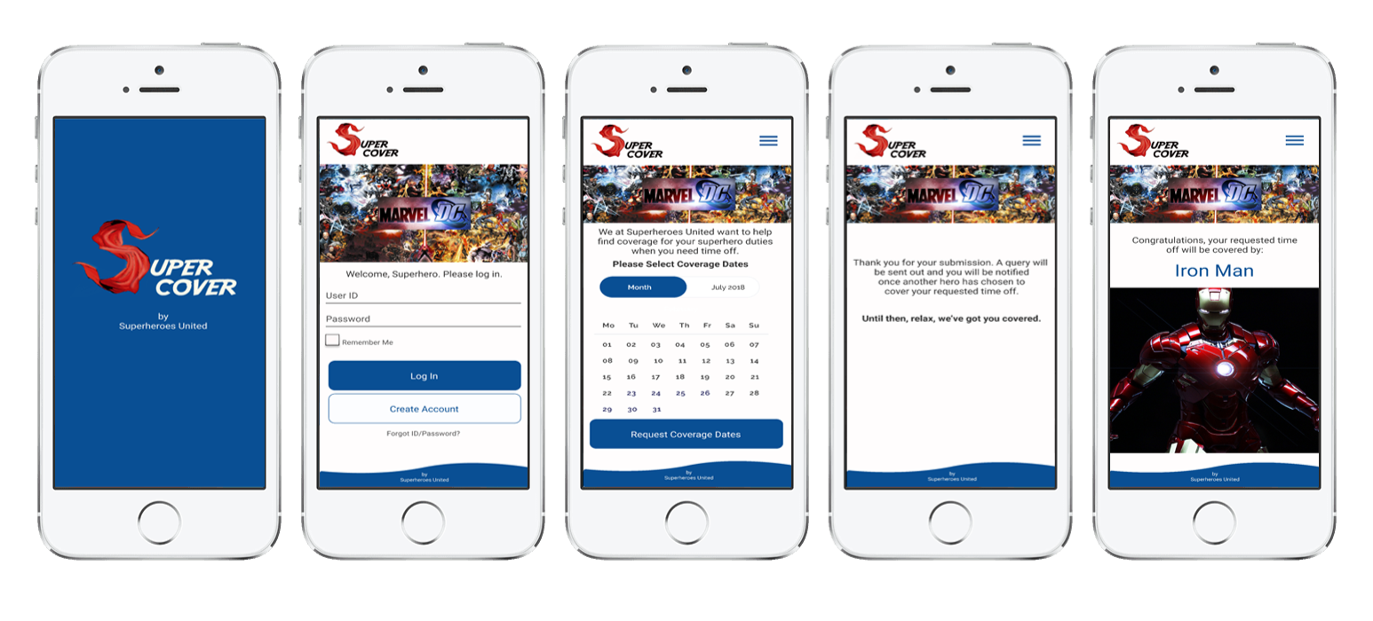 high fidelity super cover app