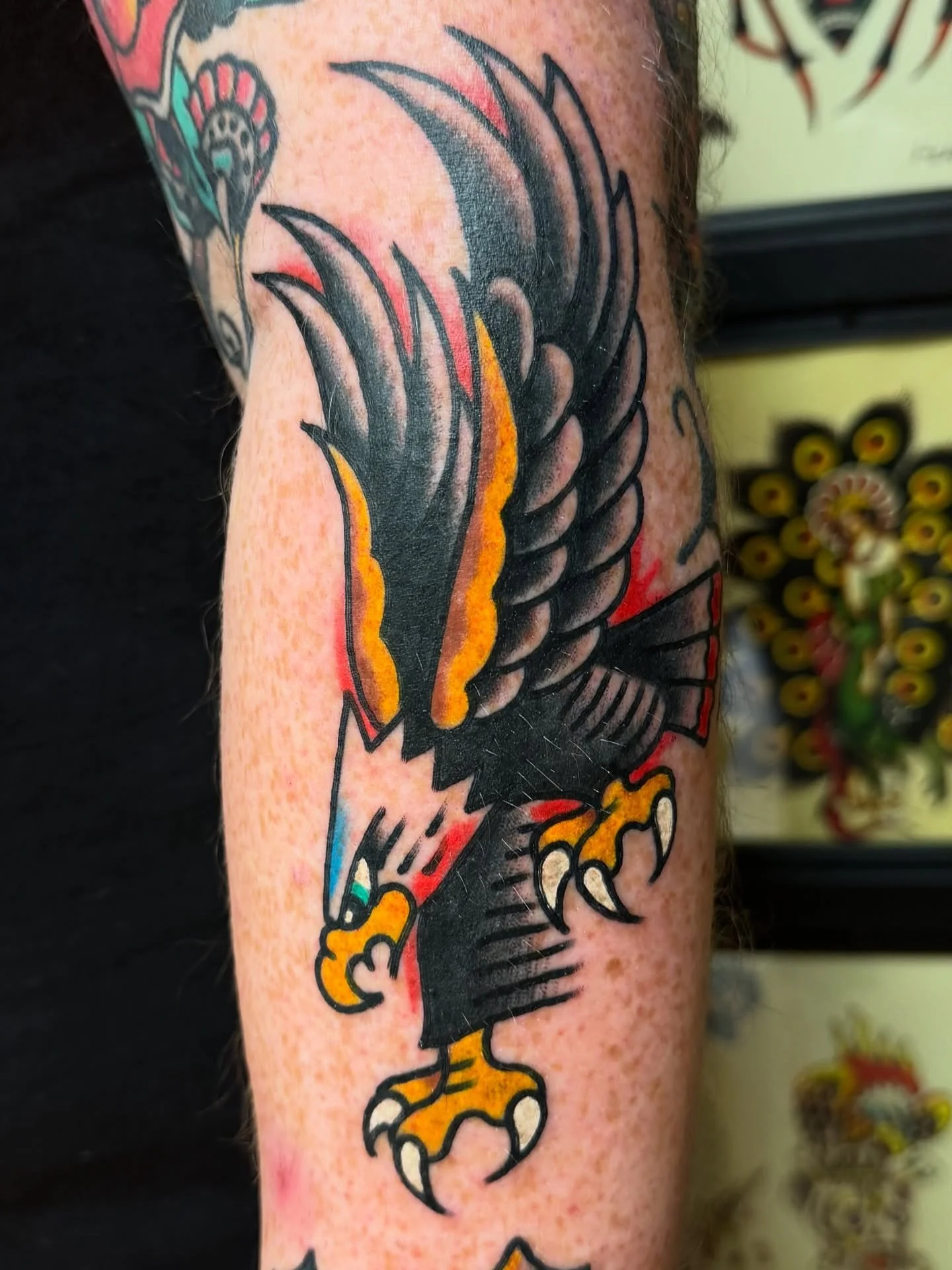 Eagle tattz are always welcomed 😁 Hit that booking link for eagle tattoos and more ! Big or small I tattoo them all ❤️