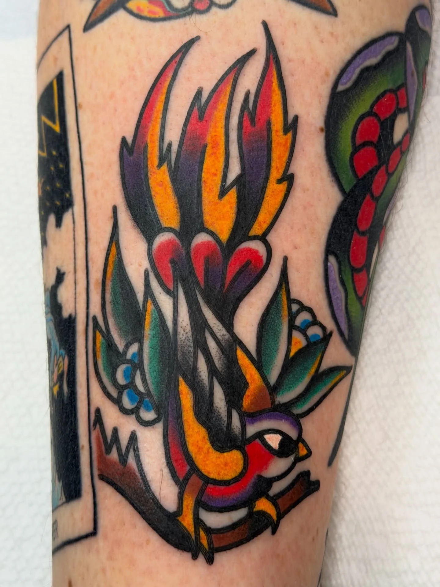 Thank you Ian for picking this design up from my flash book! Hit that booking link for TATTZ my dudes!