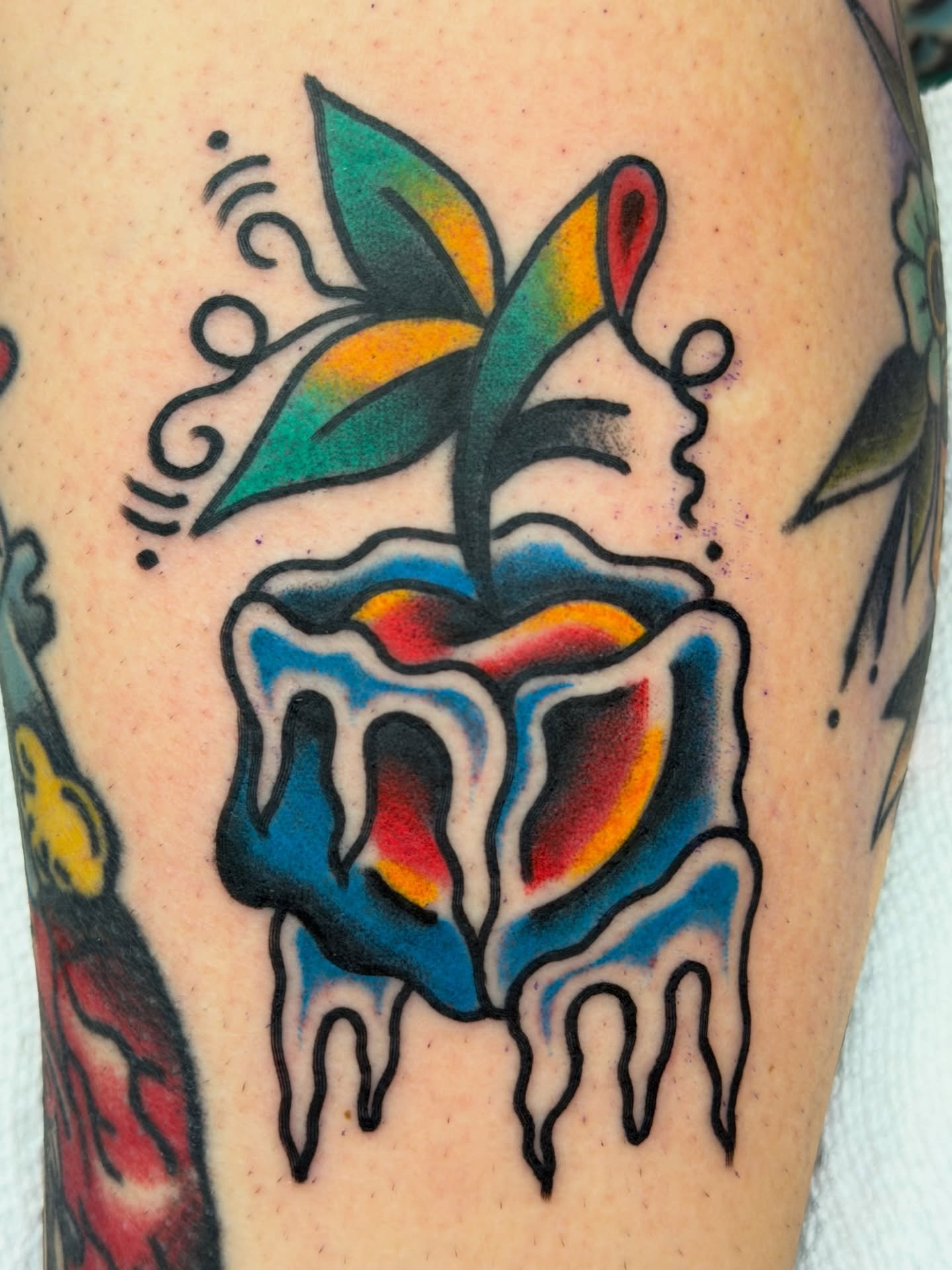 Frozen cherry picked up from my flash book! Hit the link for booking yall! ❤️

.
.
.
#ghostmtn #orlandotattooer #luckyhorsetattoo #orlandotattooartist #americantradtionaltattoos