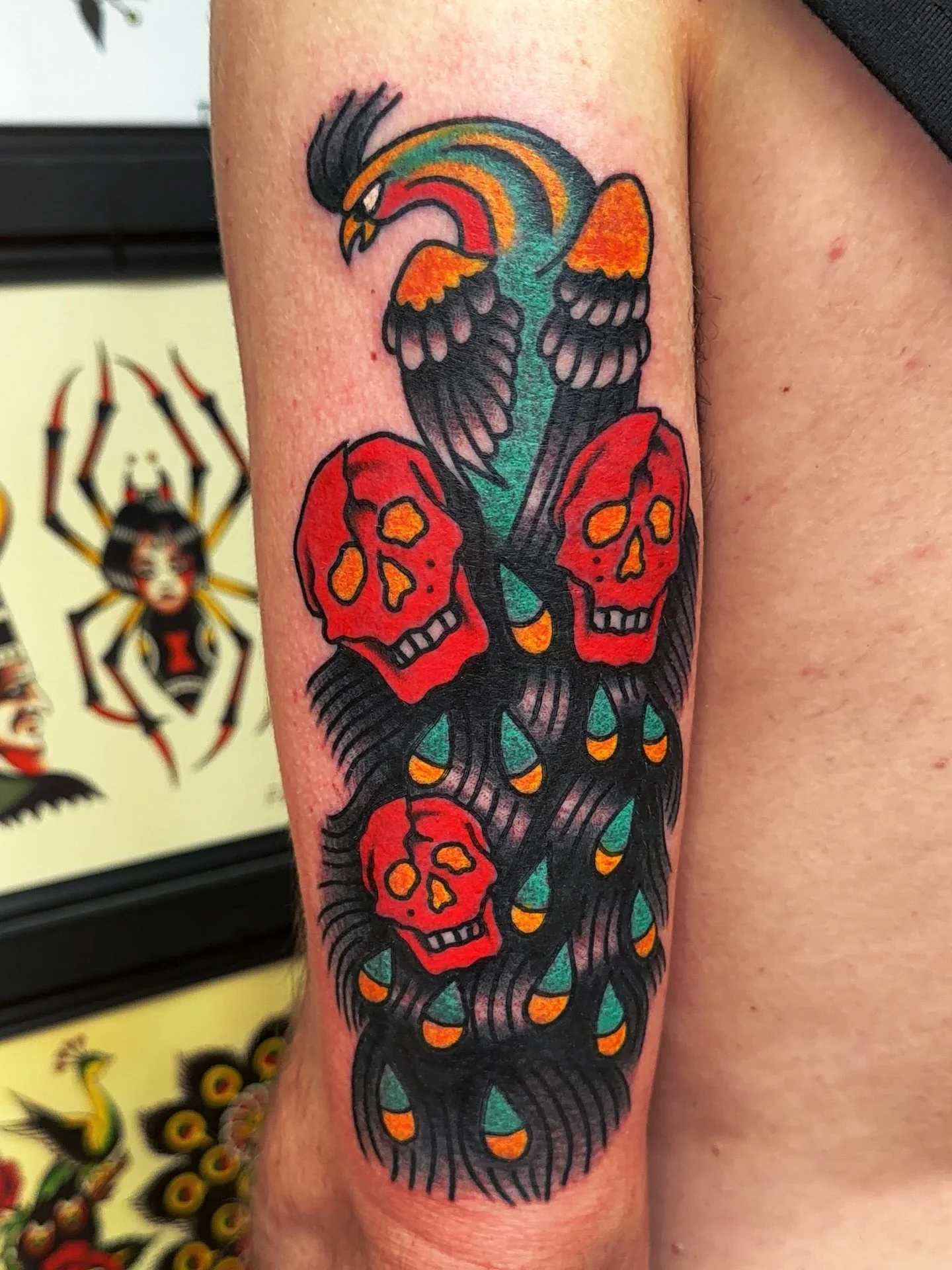 Thanks Chris! Got more spots available this month and next !Hit the link in my bio for booking my dudes !

.
.
.
#ghostmtn #orlandotattooer #luckyhorsetattoo #orlandotattooartist #americantradtionaltattoos