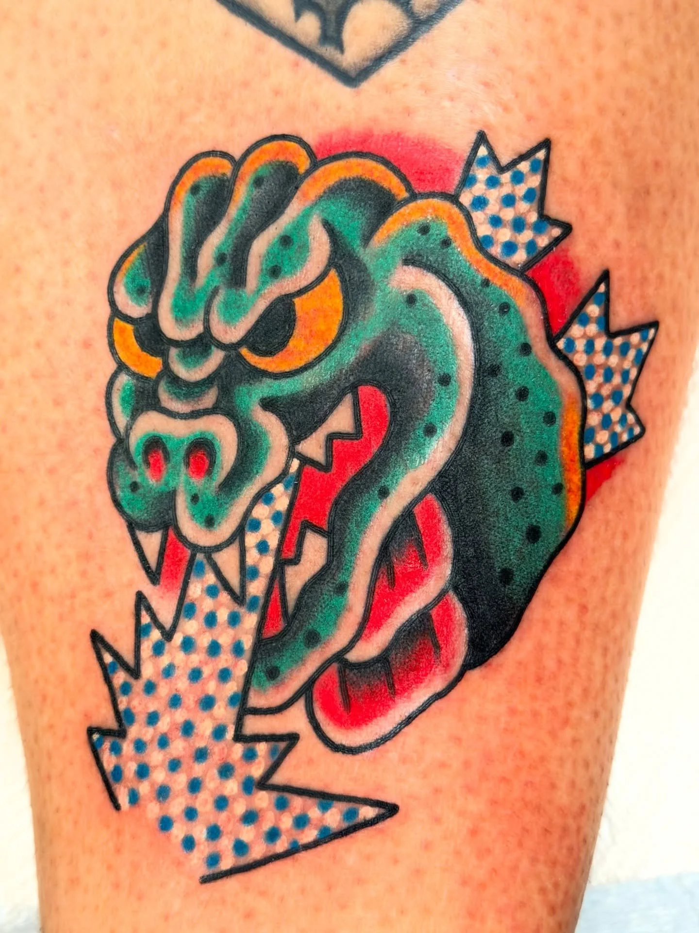 Your ideas or mine! Thank you Mar&iacute;a !

.
.
.
#ghostmtn #orlandotattooer #luckyhorsetattoo #orlandotattooartist #americantradtionaltattoos