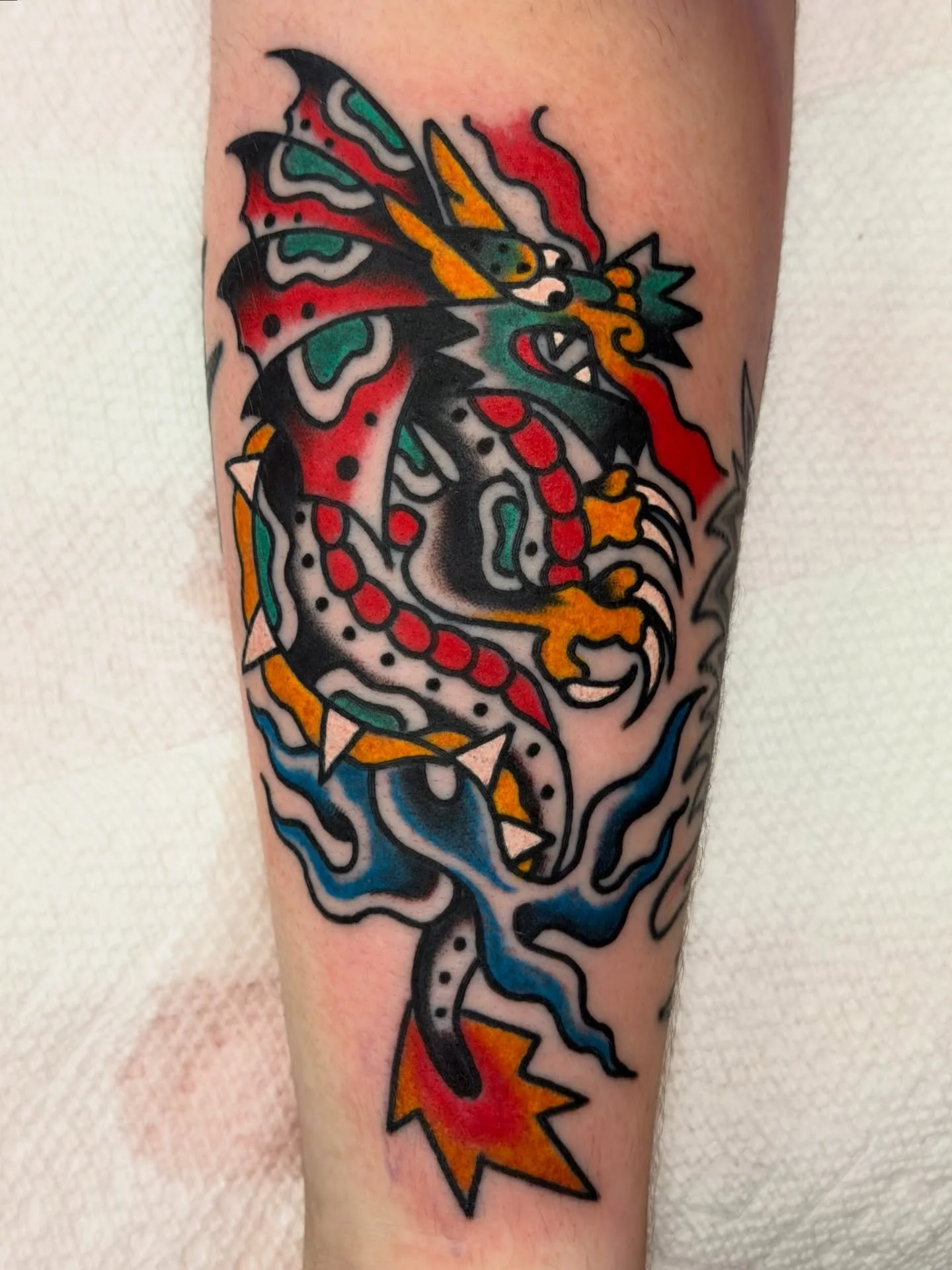 Thanks Caden 🙏 Caden hit the link in my bio and got on the books , be like Caden 🤘😎 Thank you all for the continuous support!

.
.
.
#ghostmtn #orlandotattooer #luckyhorsetattoo #orlandotattooartist #americantradtionaltattoos