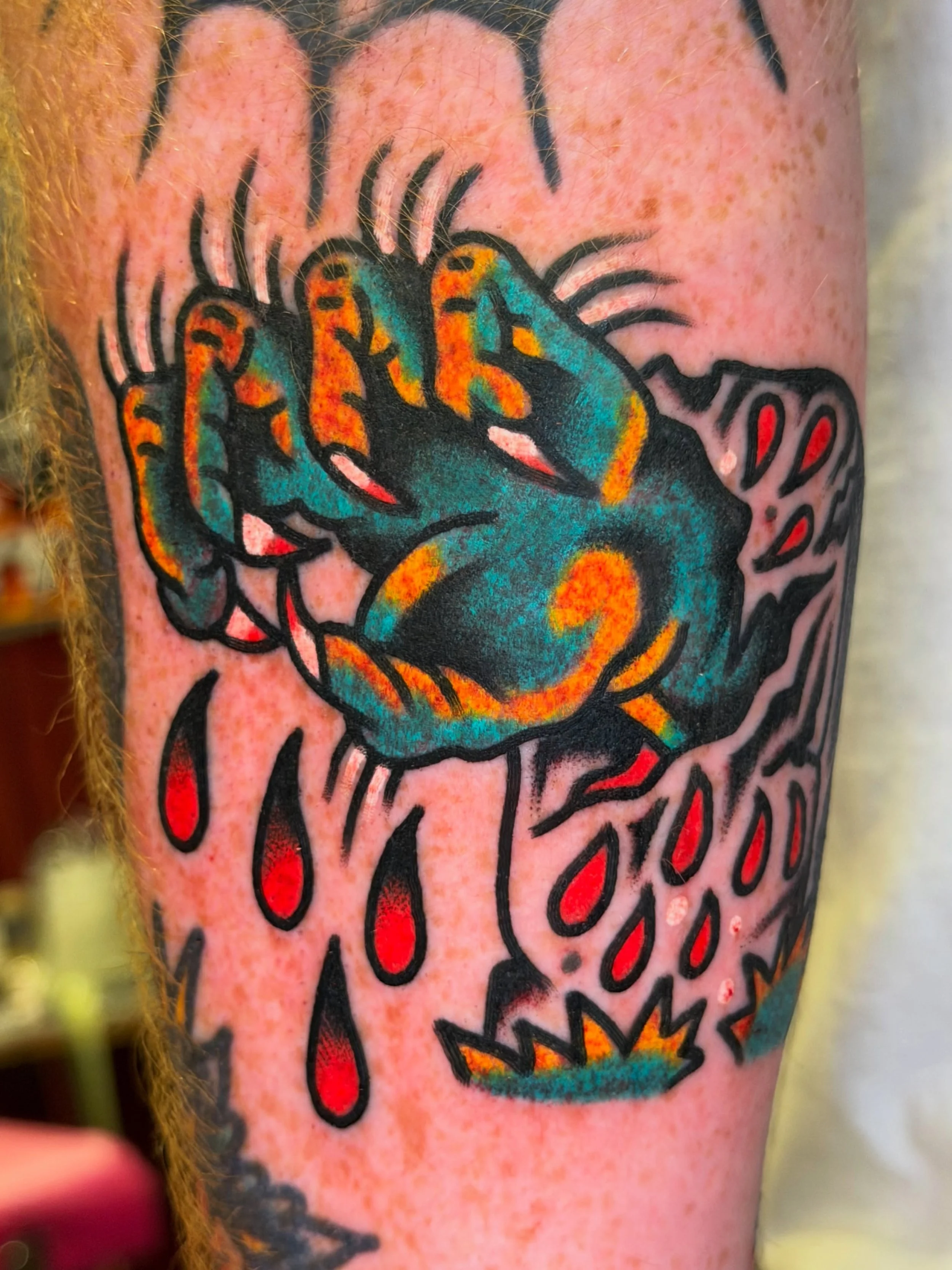One from my line book! Hit the link in my bio or DM for booking 🤘

.
.
#ghostmtn #orlandotattooer #luckyhorsetattoo #orlandotattooartist #americantradtionaltattoos