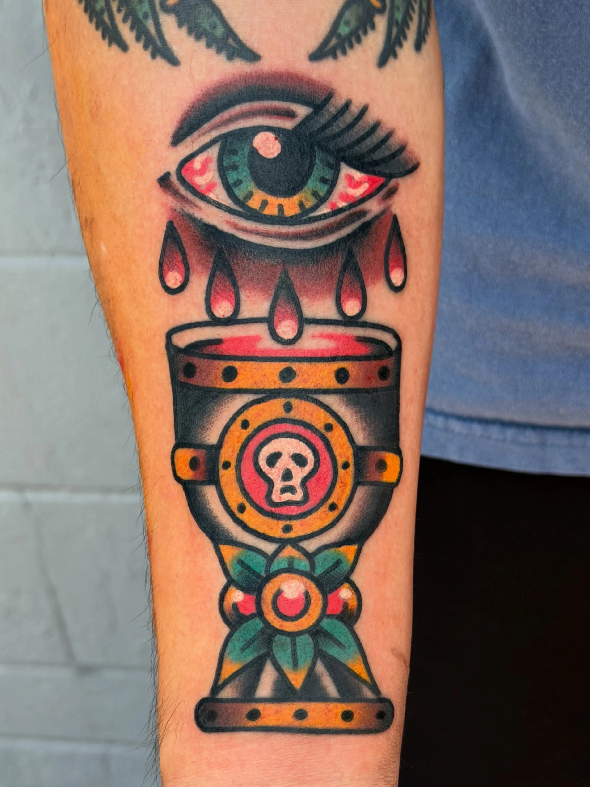 Made with love at @luckyhorsetattoo ❤️
