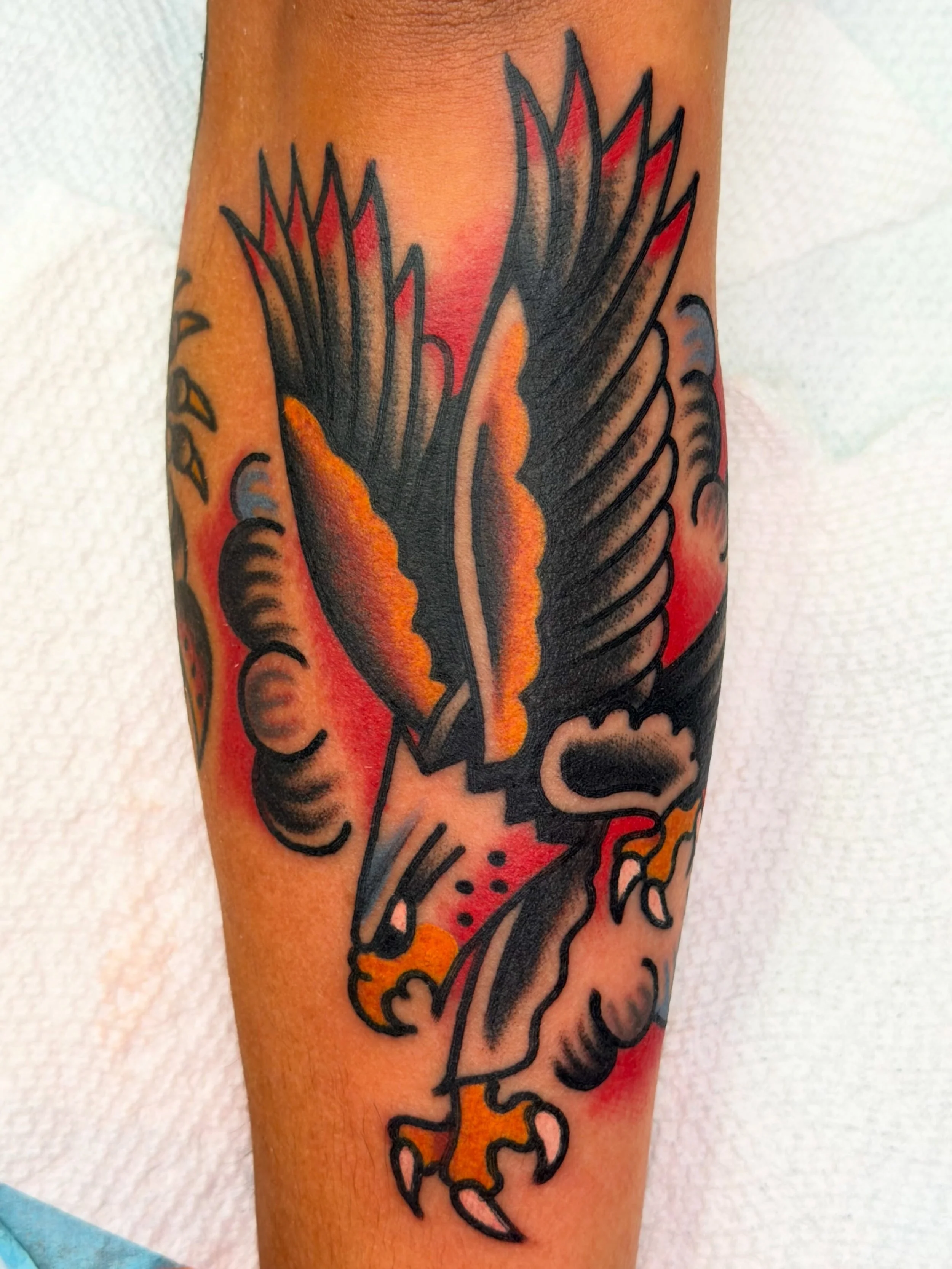 Eagle from my line book with some drawn on clouds ! Thanks for looking yall ❤️