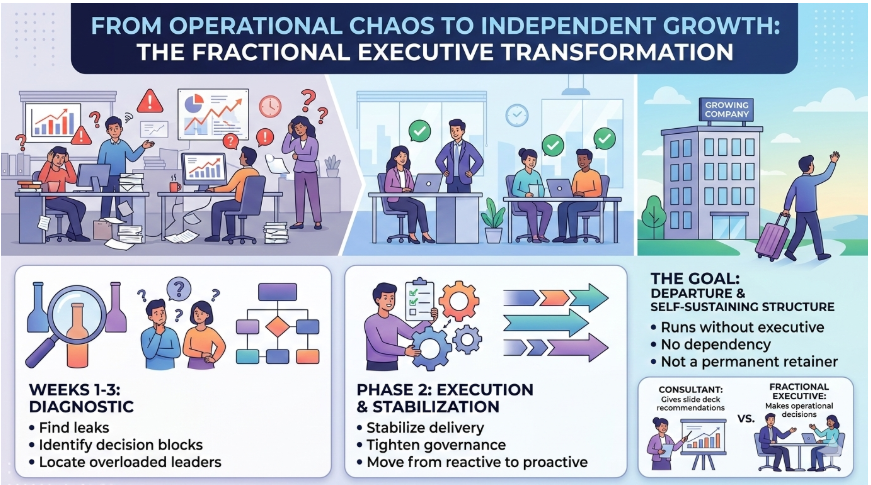 What a Fractional Executive Actually Does
