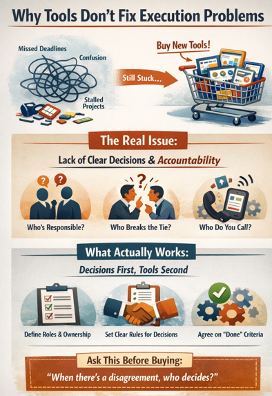 Why tools don't fix execution problems